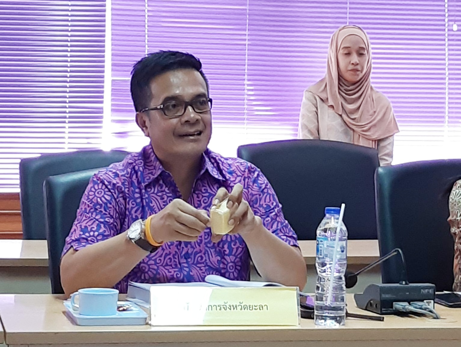 พัฒนาการจังหวัดยะลา ร่วมในการประชุมคณะกรรมการรับรองมาตรฐานผลิตภัณฑ์ชุมชนจังหวัดยะลา ครั้งที่ 14-5/2562
