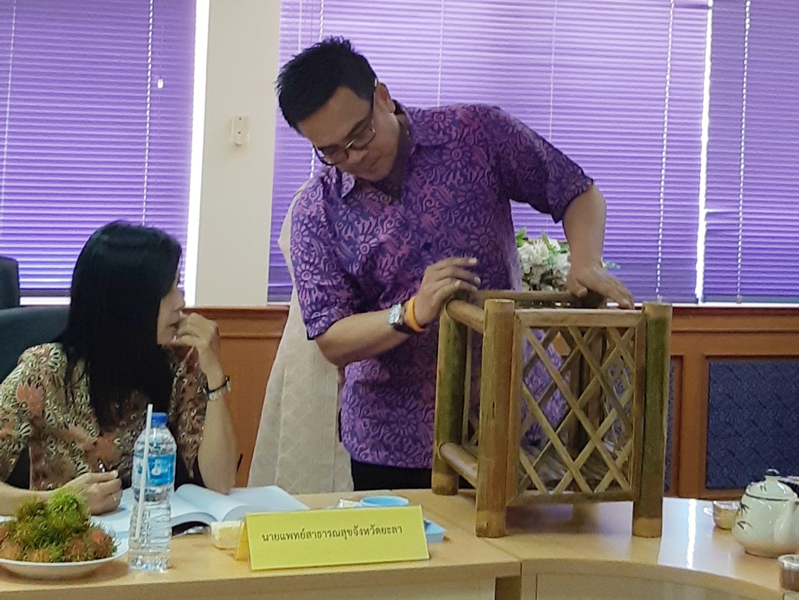 พัฒนาการจังหวัดยะลา ร่วมในการประชุมคณะกรรมการรับรองมาตรฐานผลิตภัณฑ์ชุมชนจังหวัดยะลา ครั้งที่ 14-5/2562