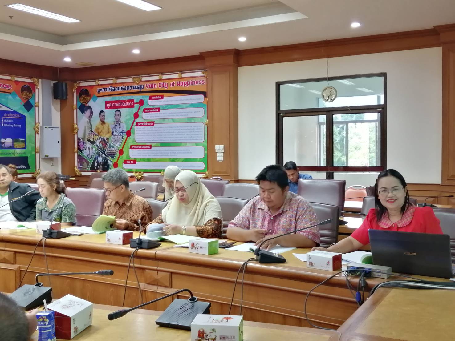 พัฒนาการจังหวัดยะลา เป็นเลขานุการ การประชุมคณะทำงานขับเคลื่อนและขยายผลโครงการอันเนื่องมาจากพระราชดำริ (มิติด้านวิถีชีวิต) ครั้งที่ 4