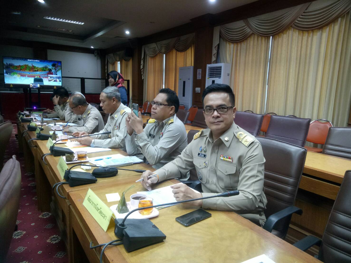 พัฒนาการจังหวัดยะลา ร่วมในการประชุมหัวหน้าส่วนราชการ หัวหน้าหน่วยงานรัฐวิสาหกิจ สังกัดกระทรวงมหาดไทย