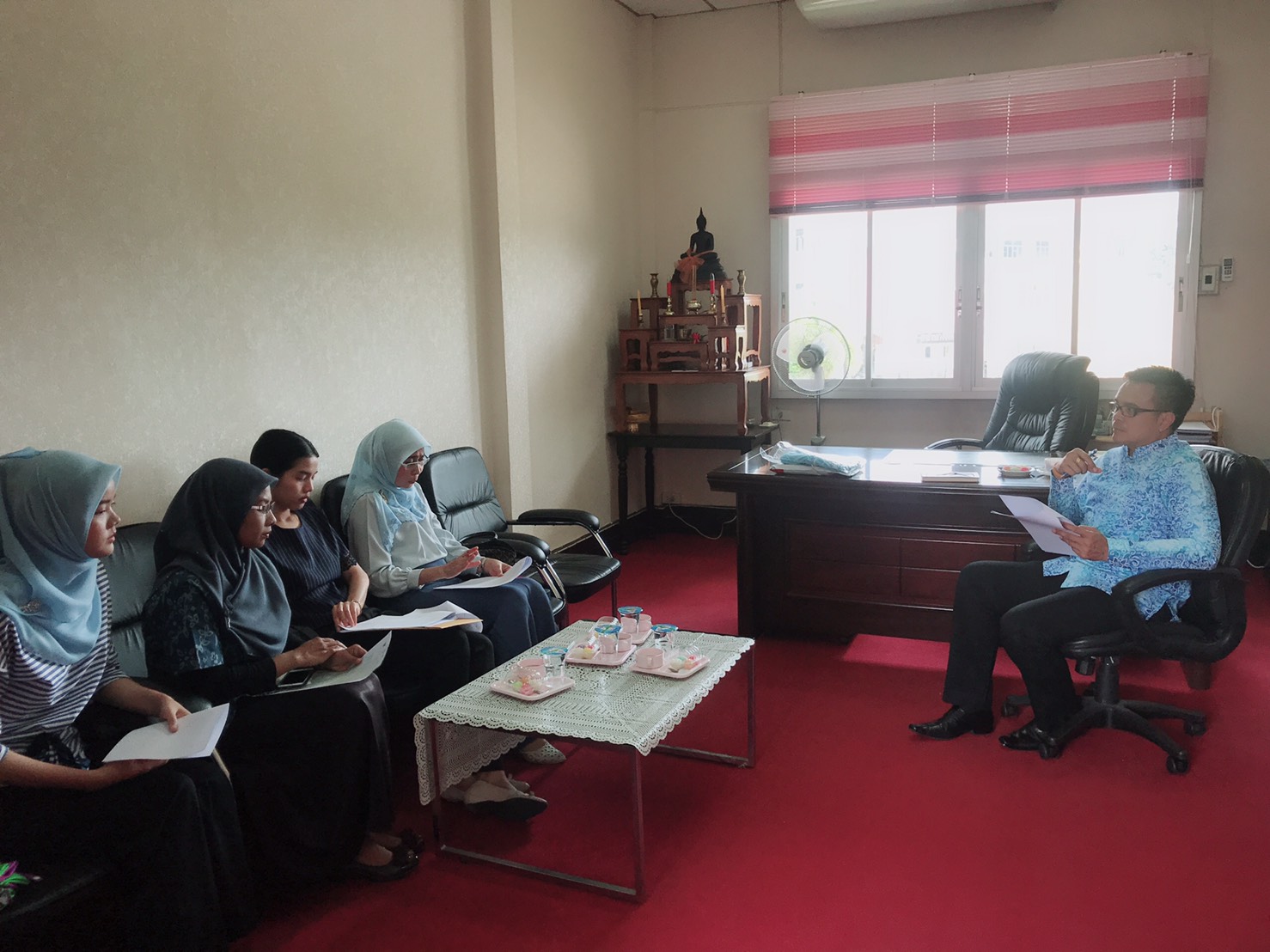 พัฒนาการจังหวัดยะลา ประชุมเพื่อรับฟังสรุปผลการตรวจสอบการปฎิบัติงานด้านการเงินการบัญชีและการพัสดุ