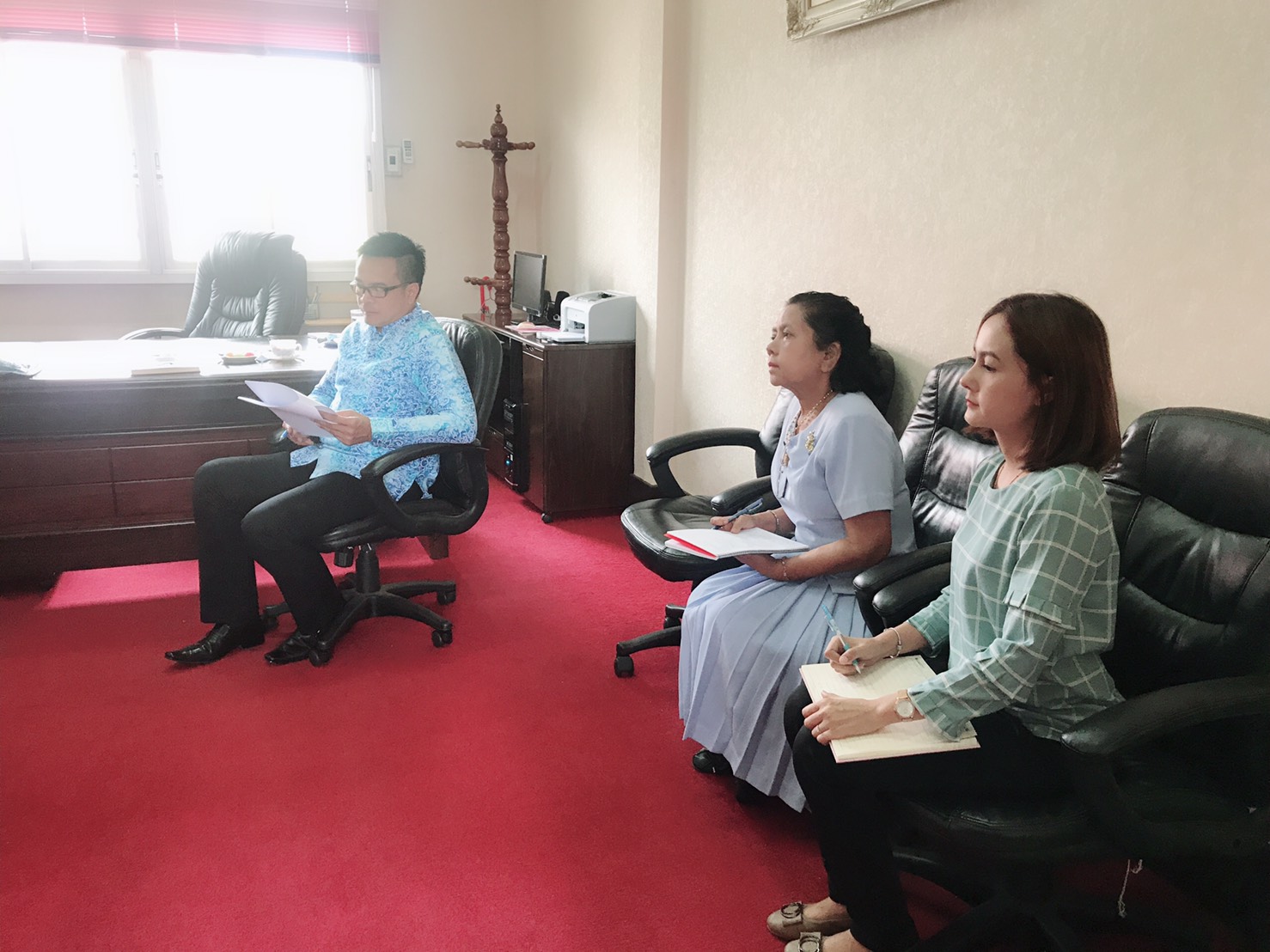 พัฒนาการจังหวัดยะลา ประชุมเพื่อรับฟังสรุปผลการตรวจสอบการปฎิบัติงานด้านการเงินการบัญชีและการพัสดุ