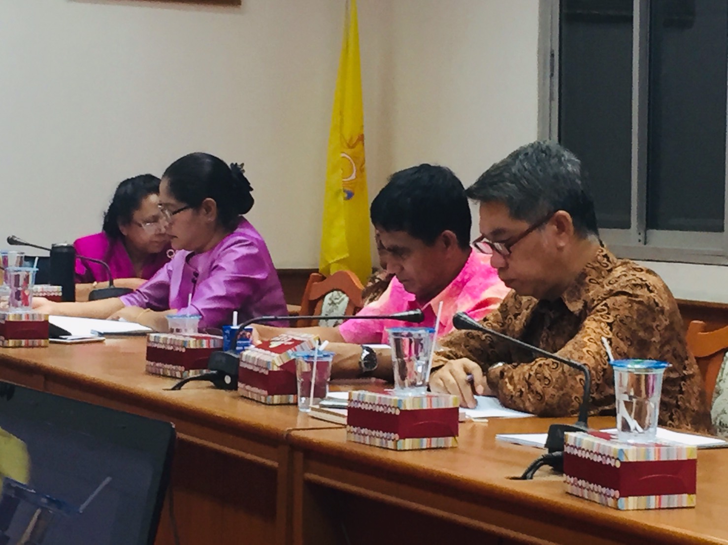 พัฒนาการจังหวัดยะลา เป็นประธานการประชุมผู้บริหาร/หัวหน้ากลุ่มงาน/หัวหน้าฝ่าย/พัฒนาการอำเภอ ประจำเดือนกรกฎาคม 2562