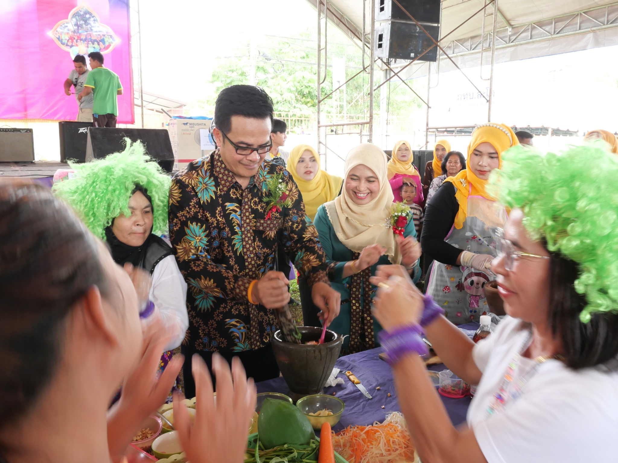 พัฒนาการจังหวัดยะลา ร่วมเป็นเกียรติในพิธีเปิด “งานมหกรรมรวมพลังสตรีคนรามันห์ รามัย 2019”