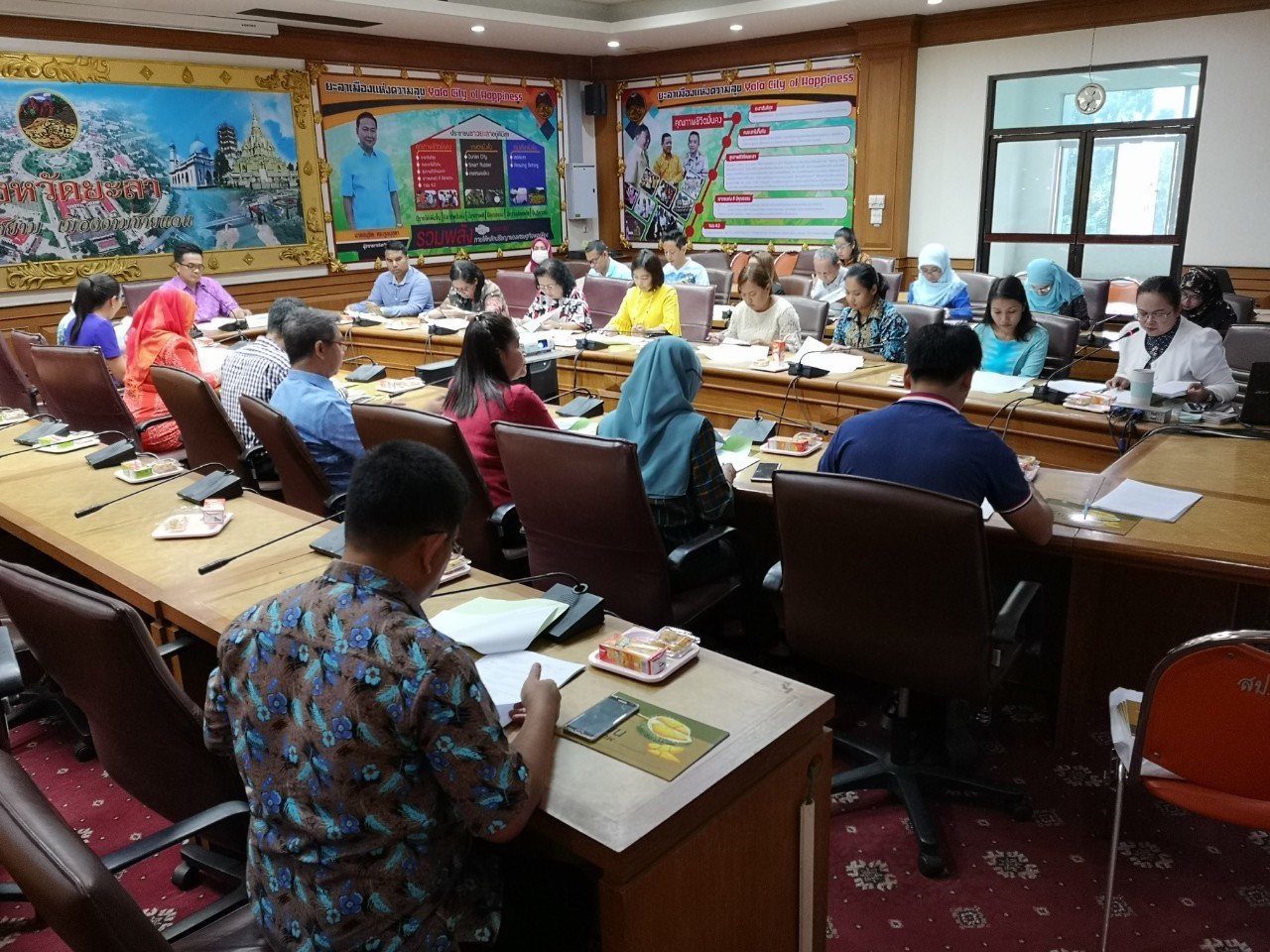 พัฒนาการจังหวัดยะลา​ เป็นประธานการประชุมคณะทำงานการขับเคลื่อนการพัฒนาเศรษฐกิจฐานรากและประชารัฐ​ ครั้งที่​ 6