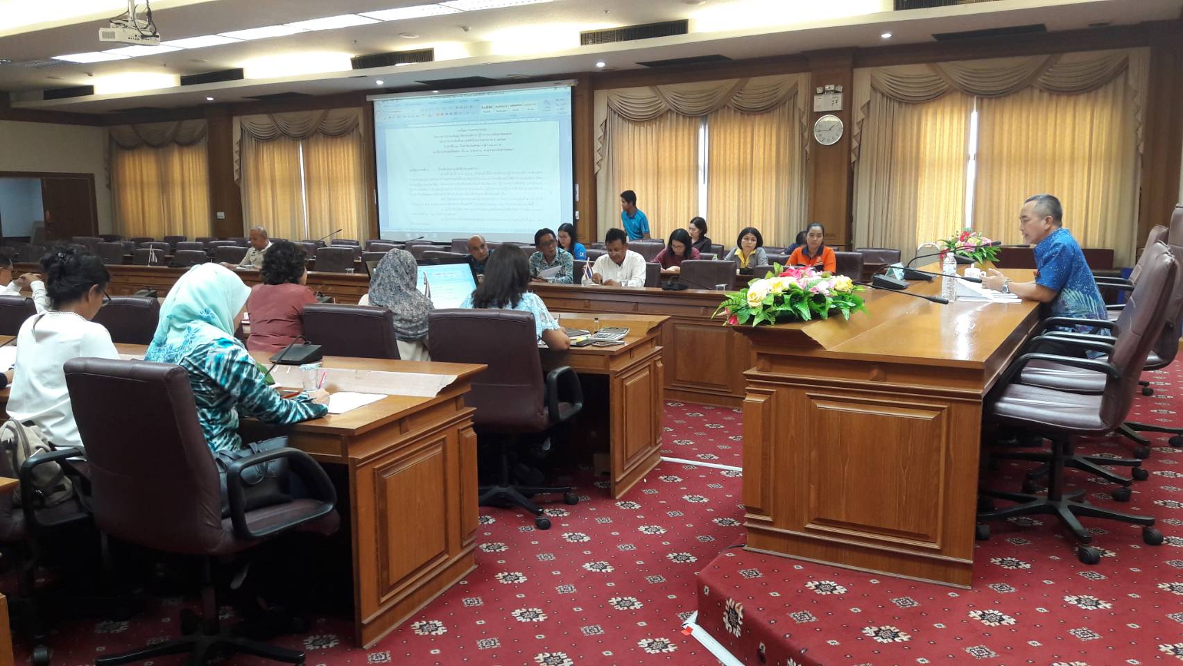 พช.ยะลา ร่วมประชุมติดตามการประเมินผู้บริหารองค์การ