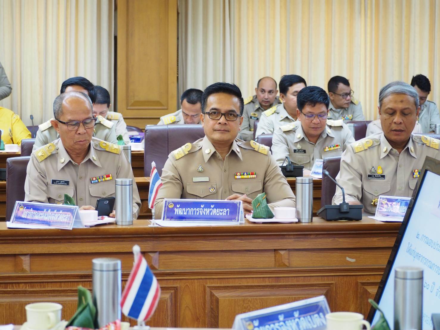 พัฒนาการจังหวัดยะลา ร่วมในการประชุมคณะกรมการจังหวัด ครั้งที่ 9/2562