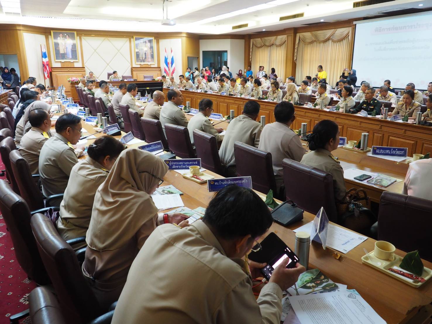พัฒนาการจังหวัดยะลา ร่วมในการประชุมคณะกรมการจังหวัด ครั้งที่ 9/2562