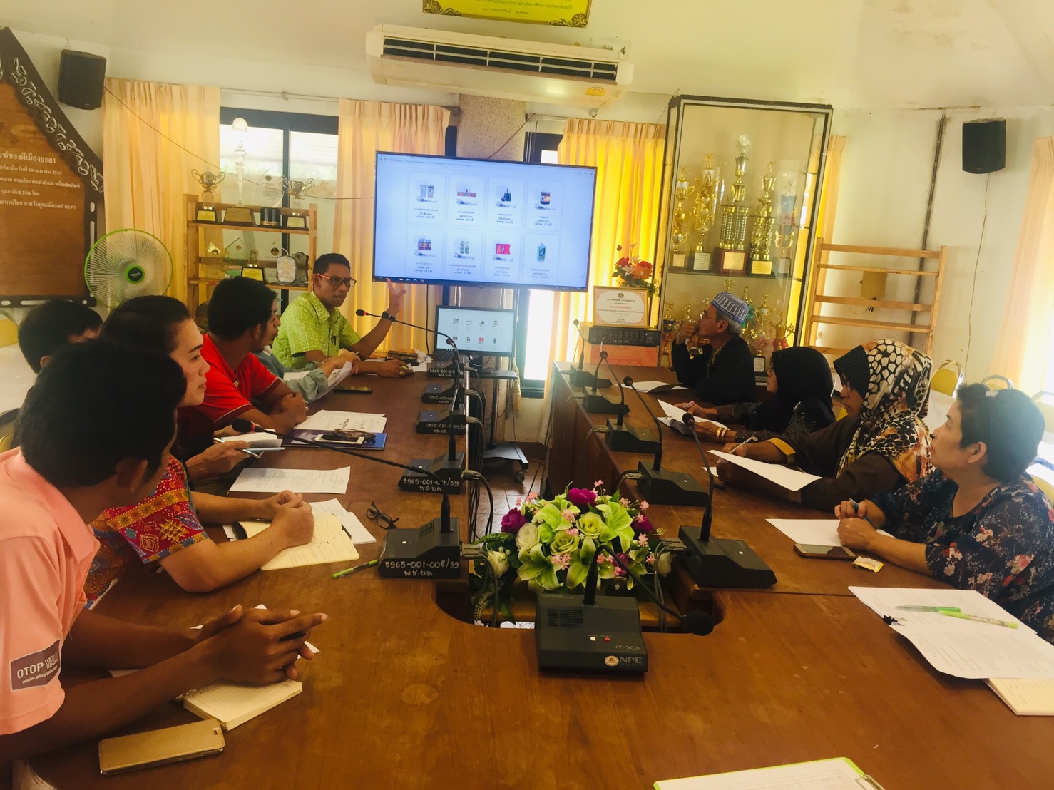 พัฒนาการจังหวัดยะลา ร่วมประชุมคณะกรรมการเครือข่าย OTOP ระดับจังหวัด