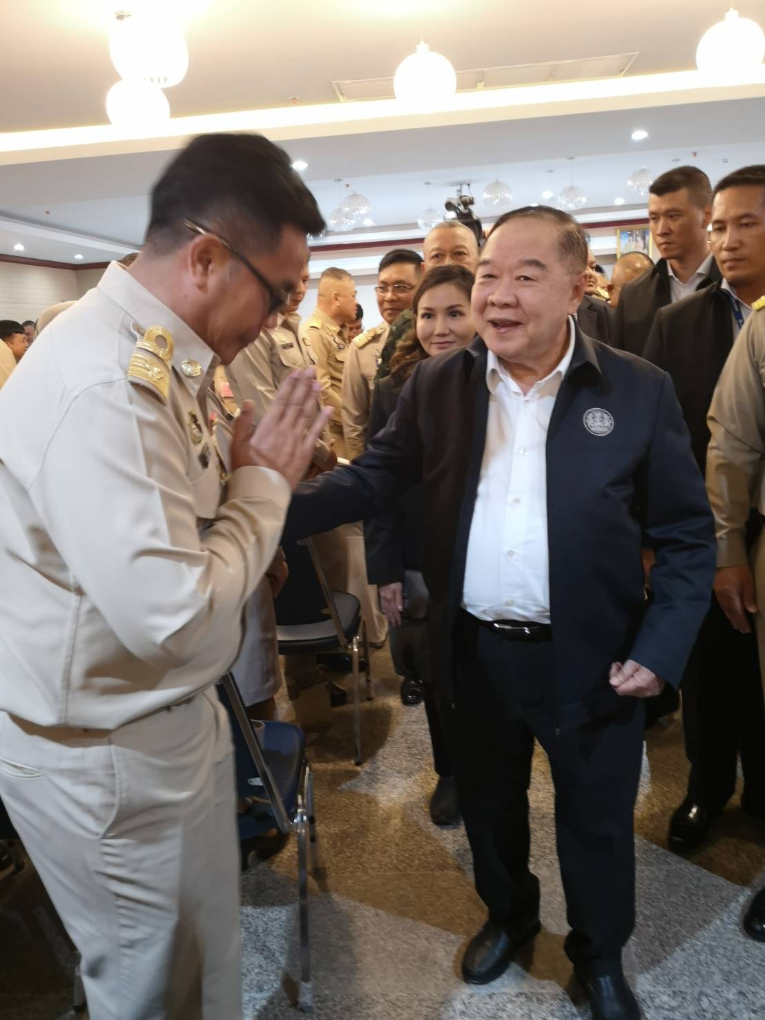 พัฒนาการจังหวัดยะลา ร่วมให้การต้อนรับ พลเอก ประวิตร วงษ์สุวรรณ รองนายกรัฐมนตรี