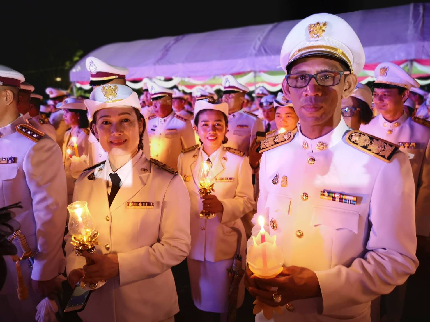 พัฒนาการจังหวัดยะลา ร่วมพิธีจุดเทียนเพื่อน้อมรำลึกในพระมหากรุณาธิคุณพระบาทสมเด็จพระจุลจอมเกล้าเจ้าอยู่หัว
