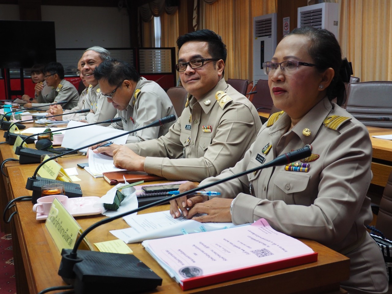 พจ.ยะลา ร่วมประชุมหัวหน้าส่วนราชการ หัวหน้าหน่วยงานรัฐวิสาหกิจ สังกัดกระทรวงมหาดไทย ประจำเดือนพฤศจิกายน