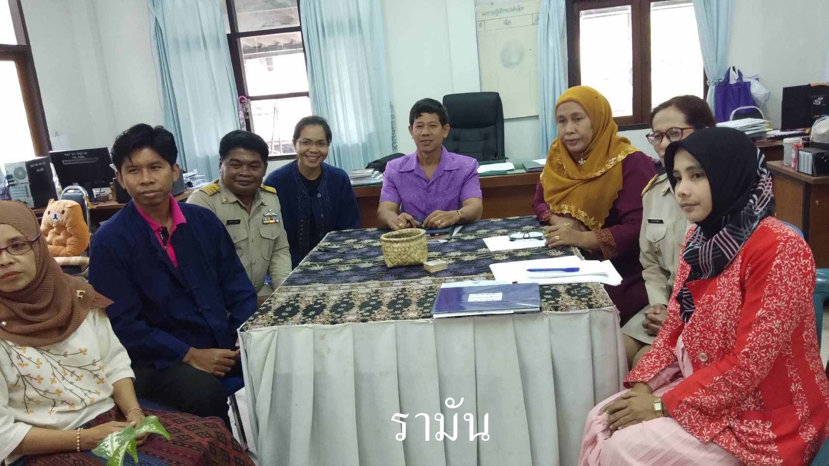 พช.ยะลา รับชมการประชุม Morning Brief กรมการพัฒนาชุมชน