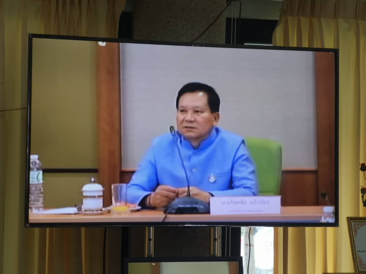 พช.ยะลา รับชมการประชุม Morning Brief กรมการพัฒนาชุมชน
