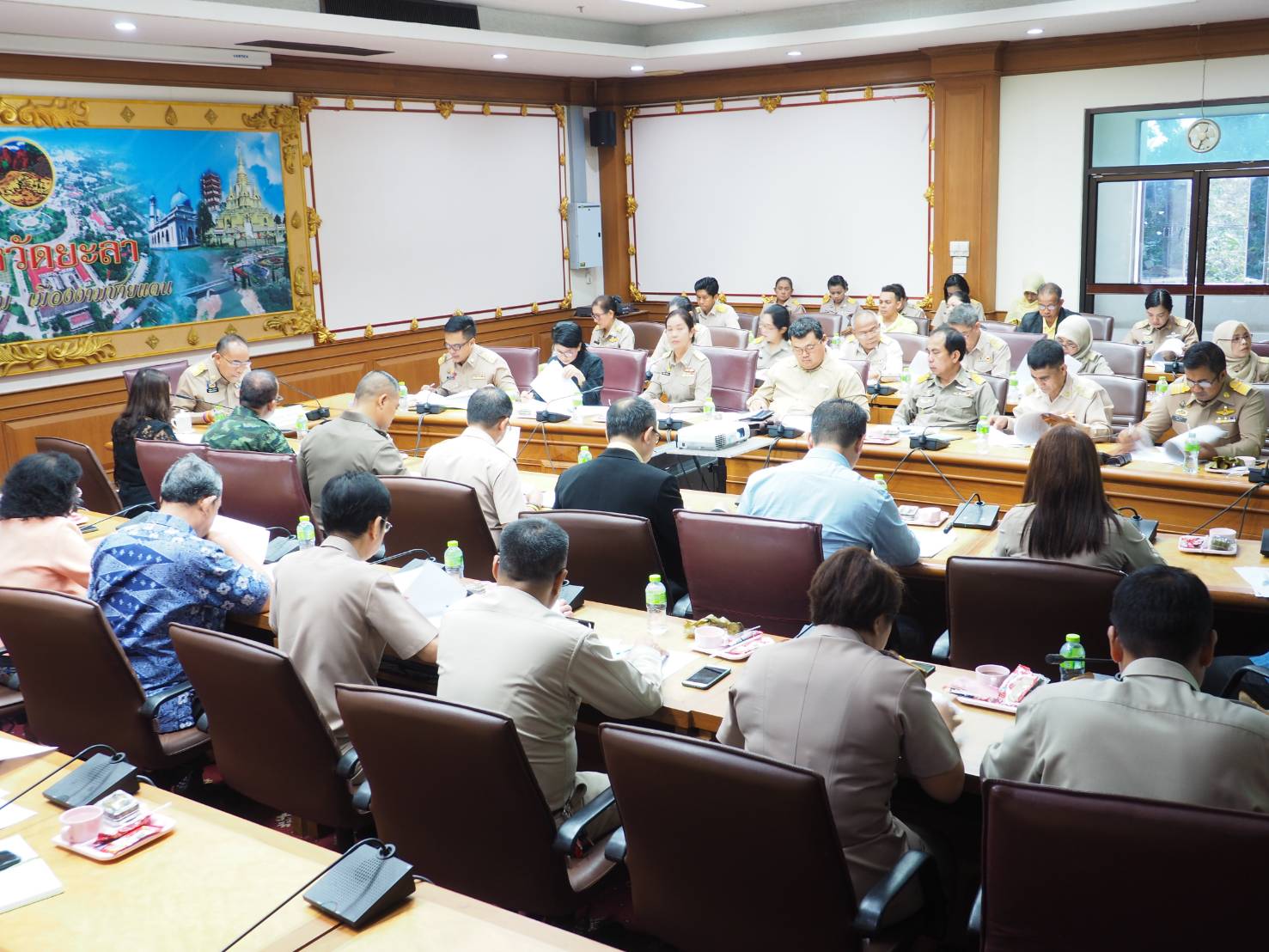 พช.ยะลา ประชุมคณะขับเคลื่อนถนนคนเดินระดับจังหวัด