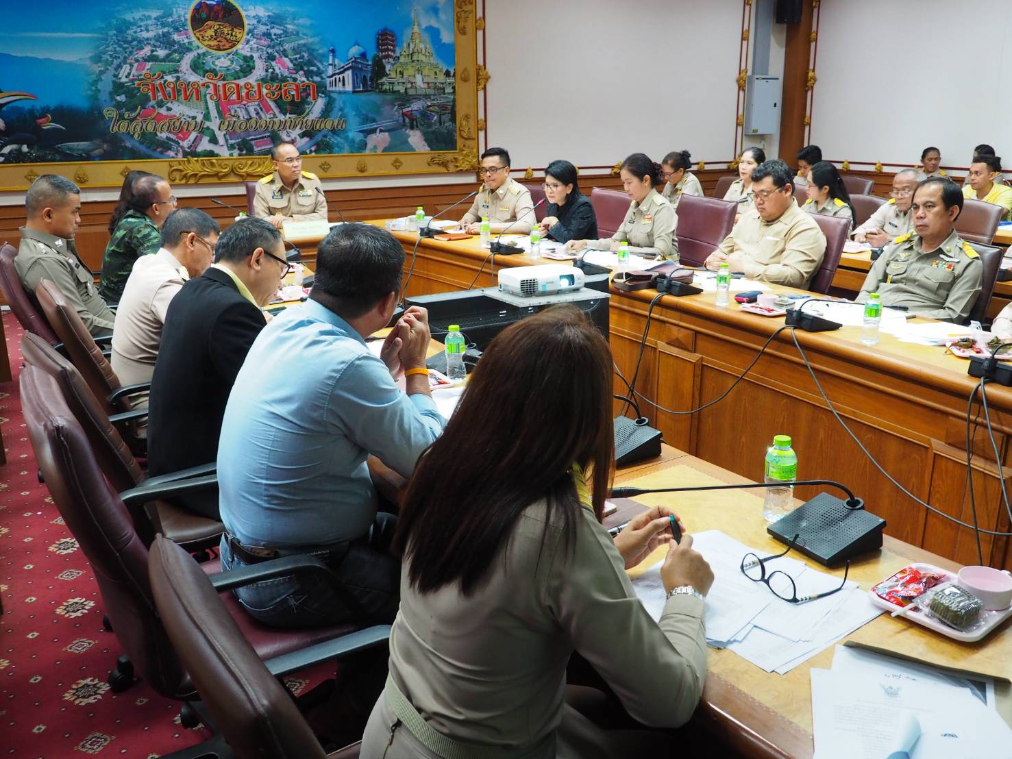 พช.ยะลา ประชุมคณะขับเคลื่อนถนนคนเดินระดับจังหวัด