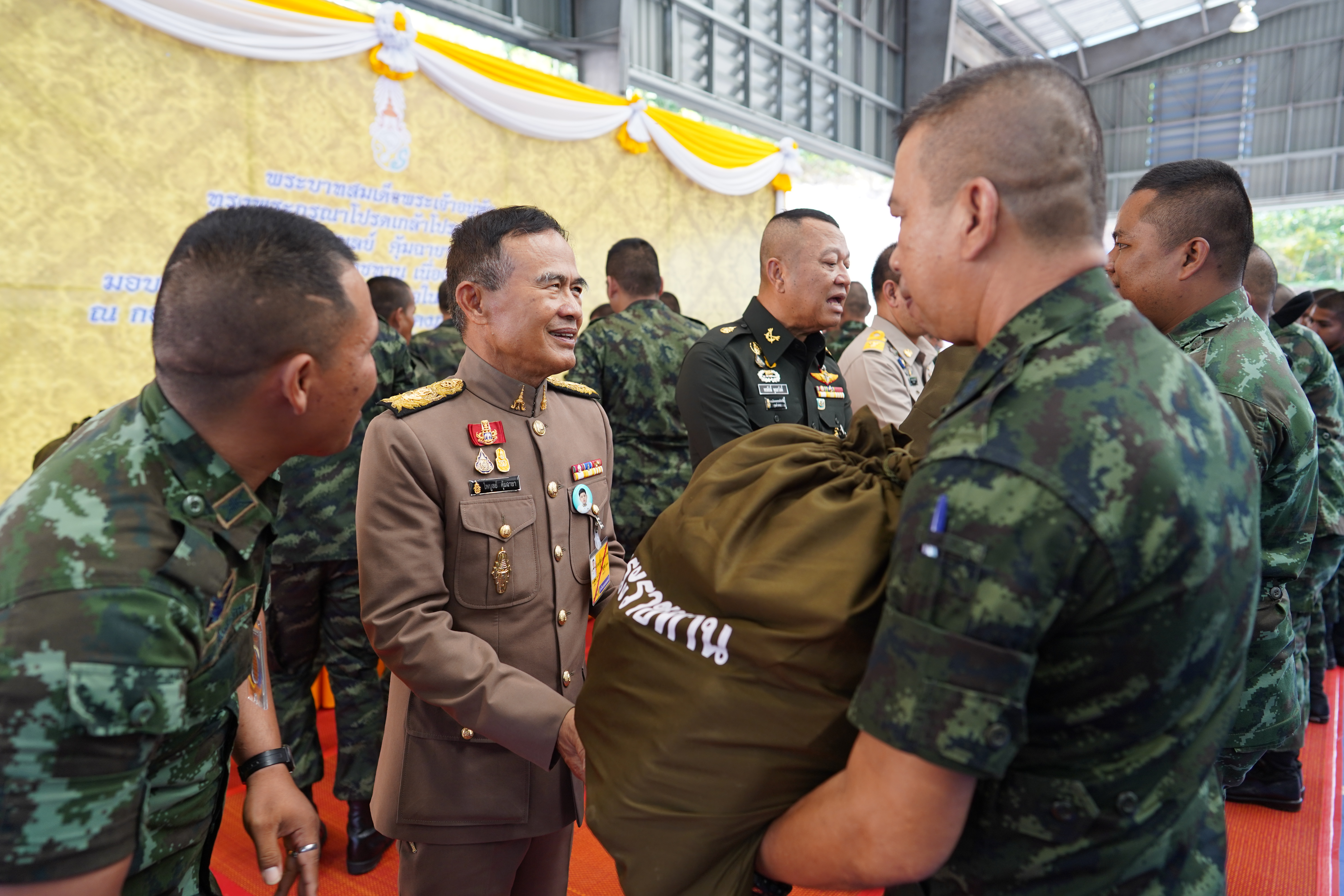 พจ.ยะลา ร่วมต้อนรับ พลเอก ไพบูลย์ คุ้มฉายา องคมนตรี