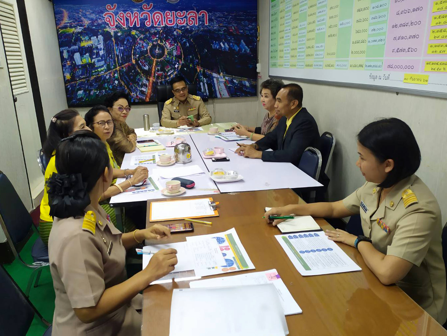 พช.ยะลา ประชุมทีมงาน “ผู้นำอาสาพัฒนาบ้านเกิด”