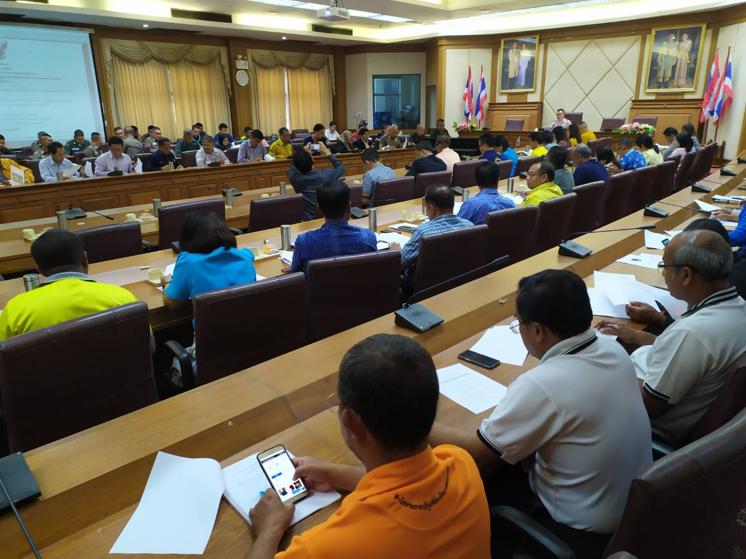 พช.ยะลา ร่วมประชุมเตรียมความพร้อมในการเดินทางของคณะรัฐมนตรี