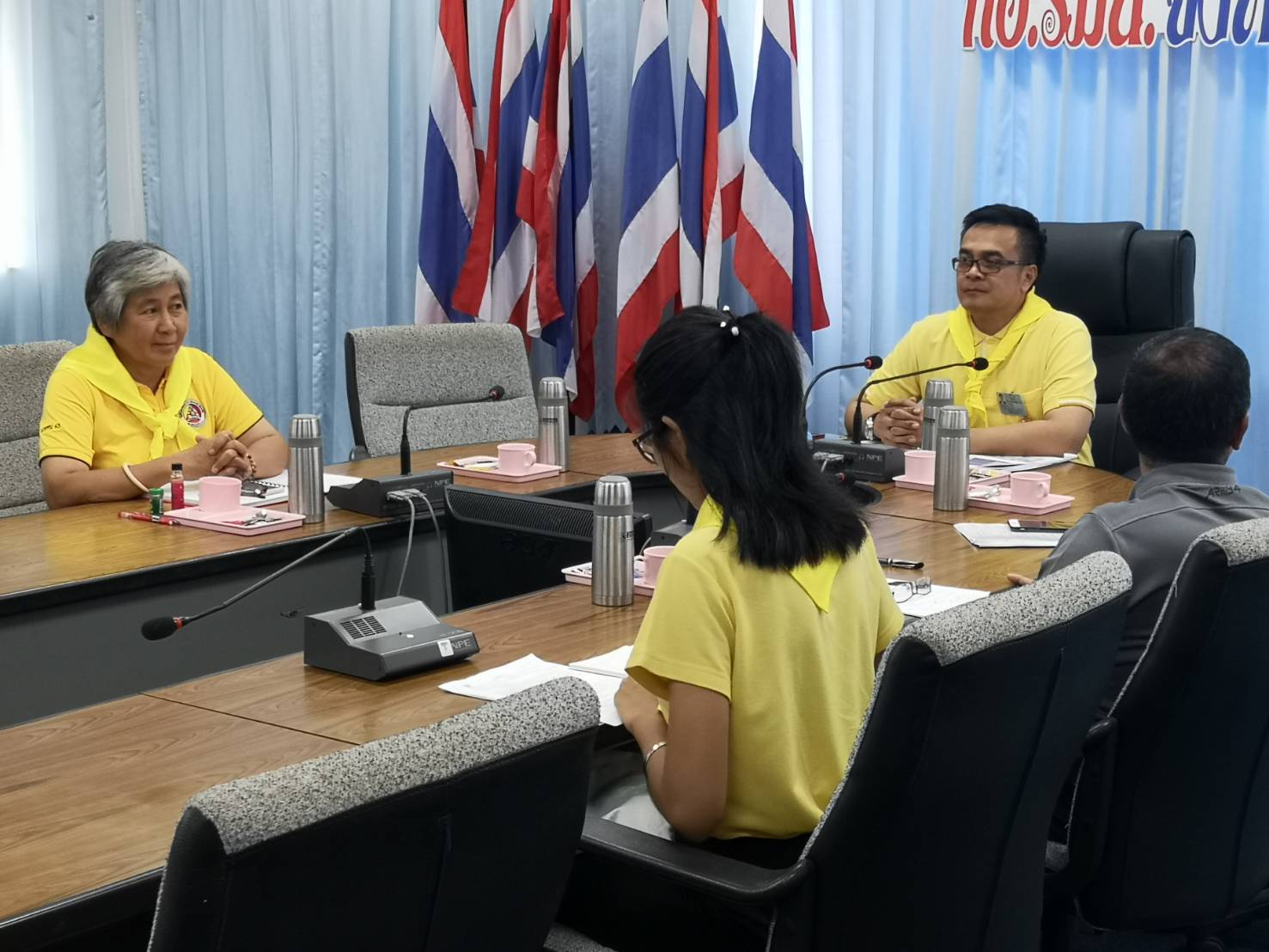 พจ.ยะลา นำเสนอข้อมูลการดำเนินงานต่อศูนย์อำนวยการจิตอาสาพระราชทาน ภาค 4