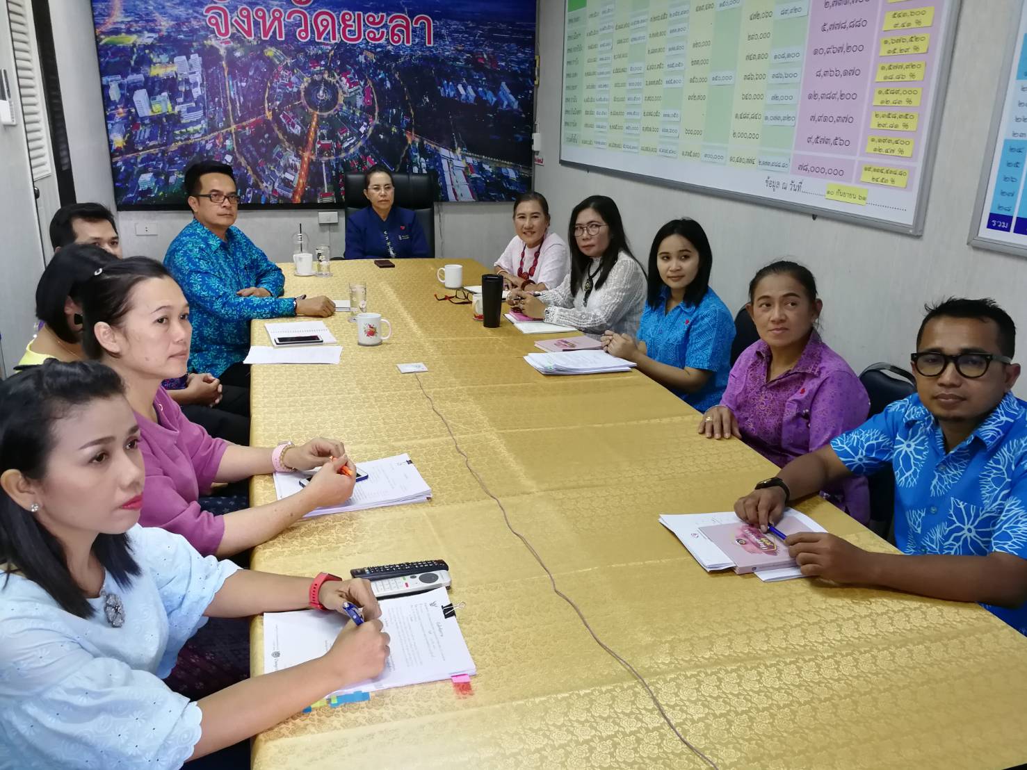 จ.ยะลา ร่วมประชุมติดตามการดำเนินงานกองทุนพัฒนาบทบาทสตรี