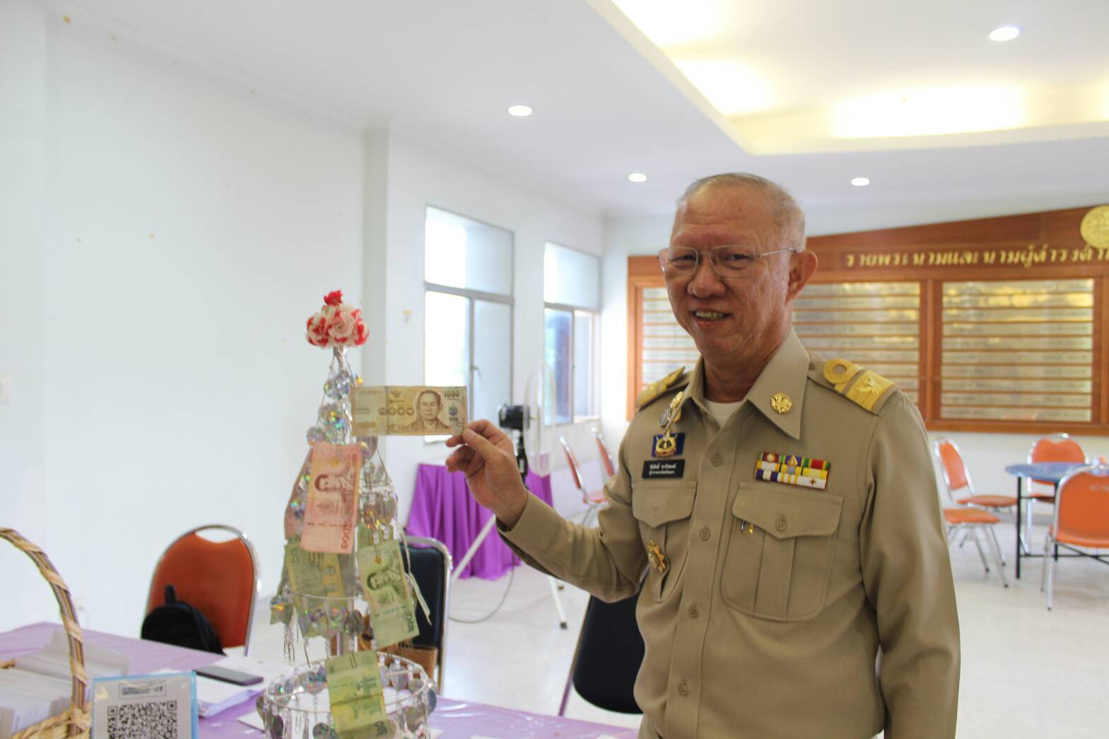 พช.ยะลา เชิญชวน กรมการจังหวัดและหัวหน้าส่วนราชการ ร่วมสมทบทุน กองทุนพัฒนาเด็กชนบทฯ