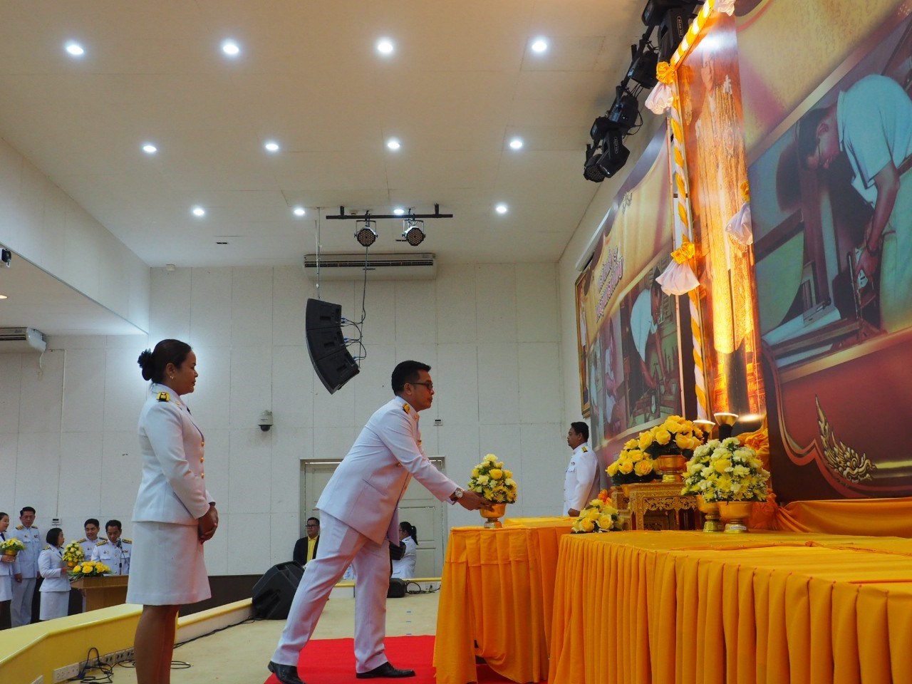 พช.ยะลา ร่วมพิธีถวายราชสักการะ “พระบิดาแห่งมาตรฐานการช่างไทย” ประจำปี 2563