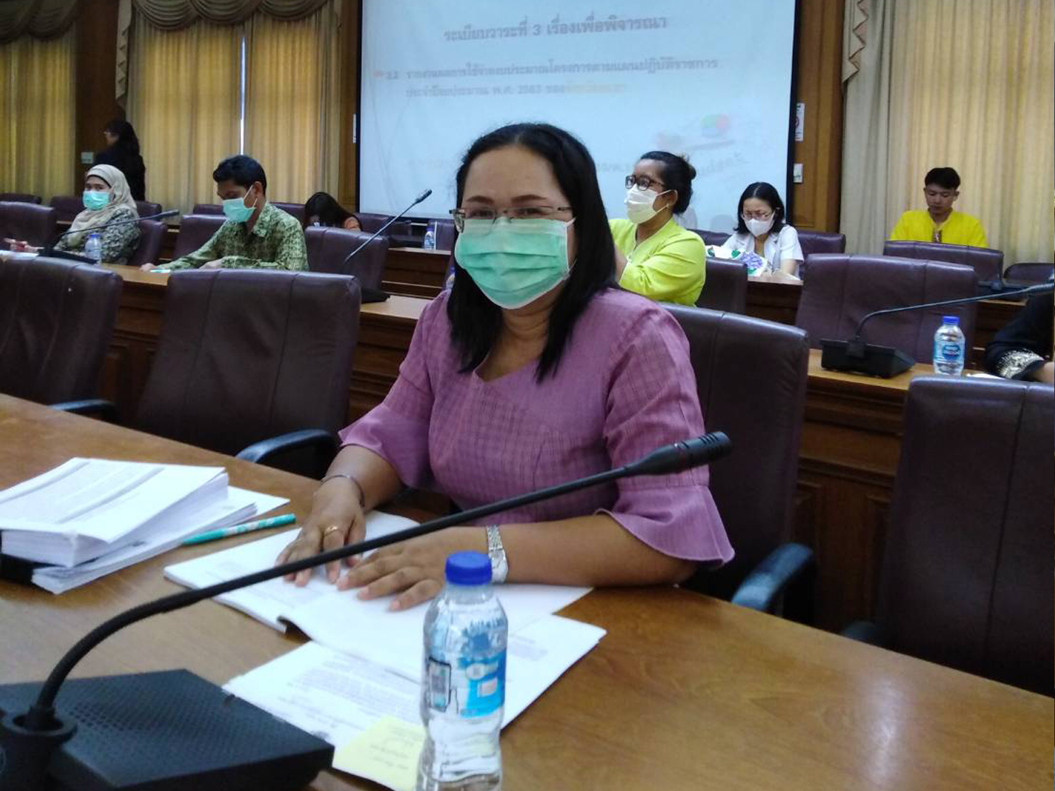 พช.ยะลา ร่วมประชุมติดตามการใช้จ่ายงบประมาณโครงการฯ จังหวัดยะลา