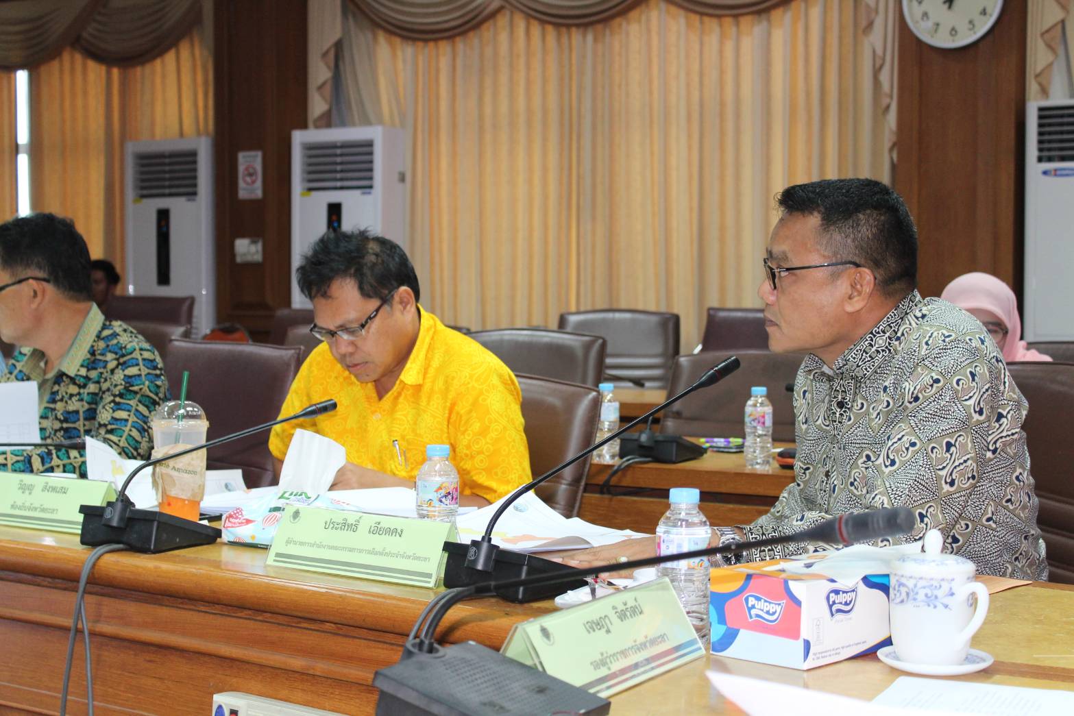 พช.ยะลา ร่วมประชุมคณะกรรมการแบ่งเขตการเลือกตั้งสมาชิกสภาท้องถิ่น ในพื้นที่ 6 เทศบาล