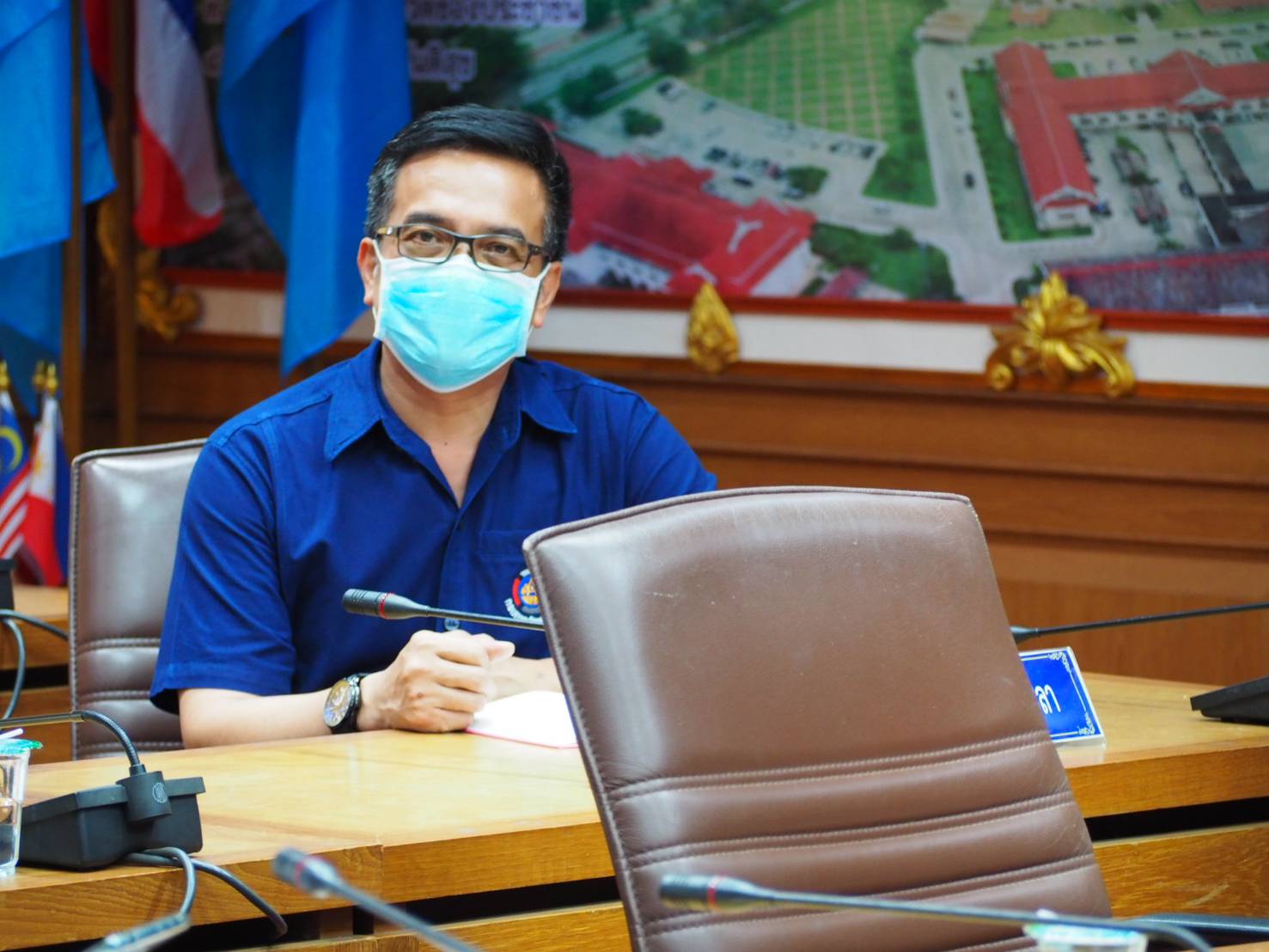 พจ.ยะลา ร่วมประชุมแนวทางปฏิบัติราชการภายใต้สถานการณ์ฉุกเฉิน