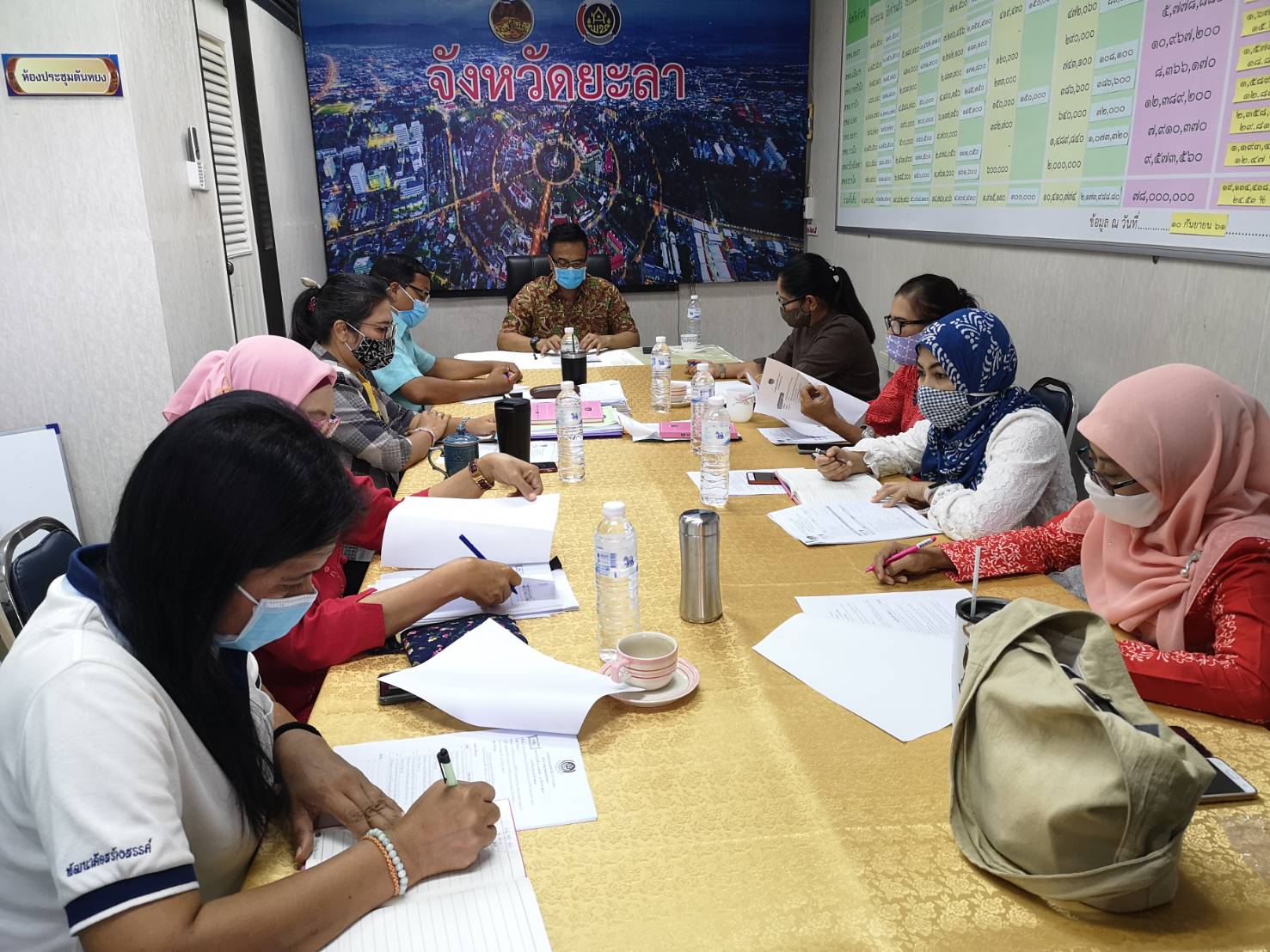 พช.ยะลา ประชุมคณะทำงานพิจารณาค่าเป้าหมายและตัวชี้วัดการประเมินผลการปฏิบัติราชการ รอบที่ 2/2563