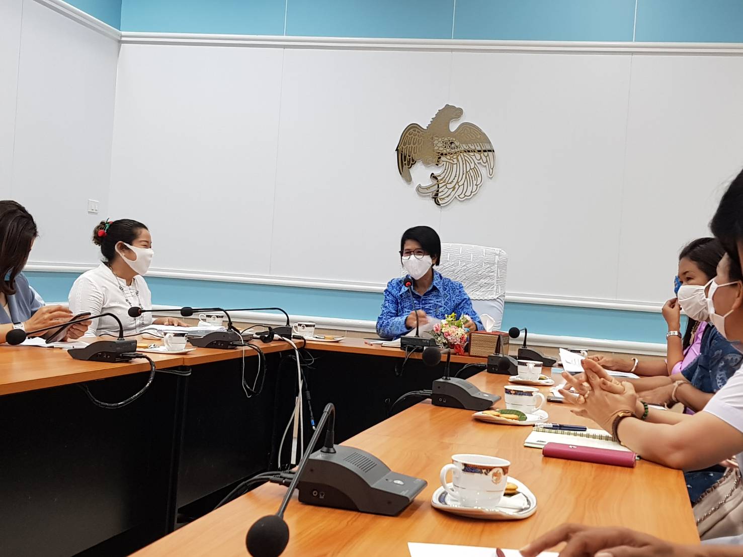 พช.ยะลา ร่วมประชุมการบริหารจัดการเครื่องอุปโภค – บริโภค สำหรับวัด และที่พักสงฆ์
