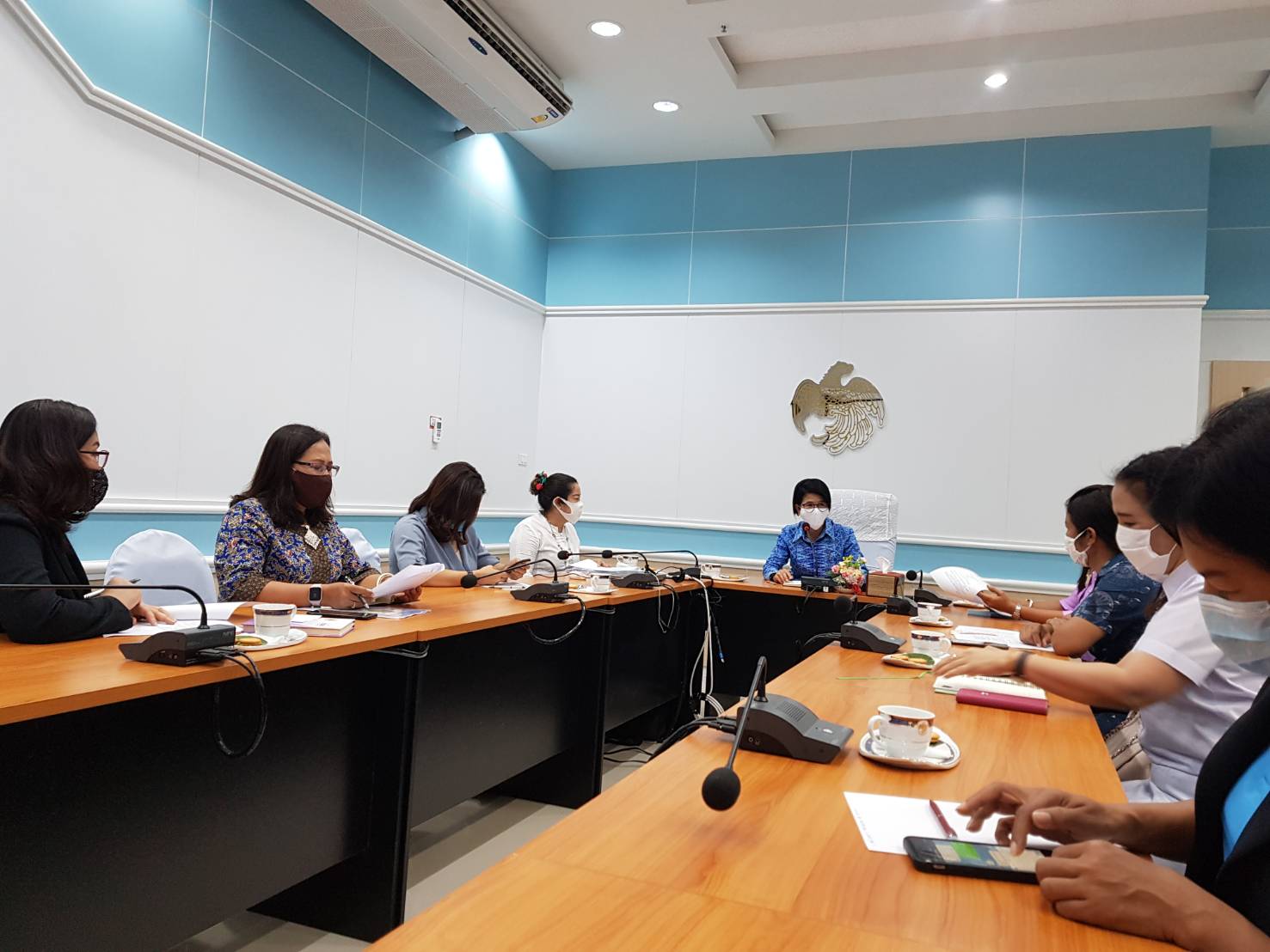พช.ยะลา ร่วมประชุมการบริหารจัดการเครื่องอุปโภค – บริโภค สำหรับวัด และที่พักสงฆ์