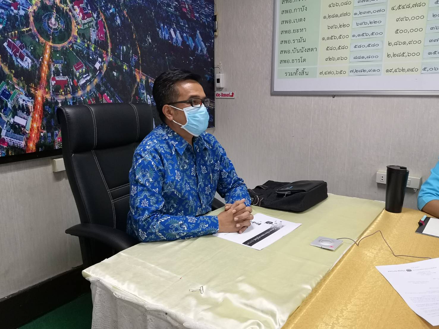 พช.ยะลา ร่วมรับฟังการประชุมแนวทางการดำเนินงานโครงการส่งเสริมนักการตลาดรุ่นใหม่