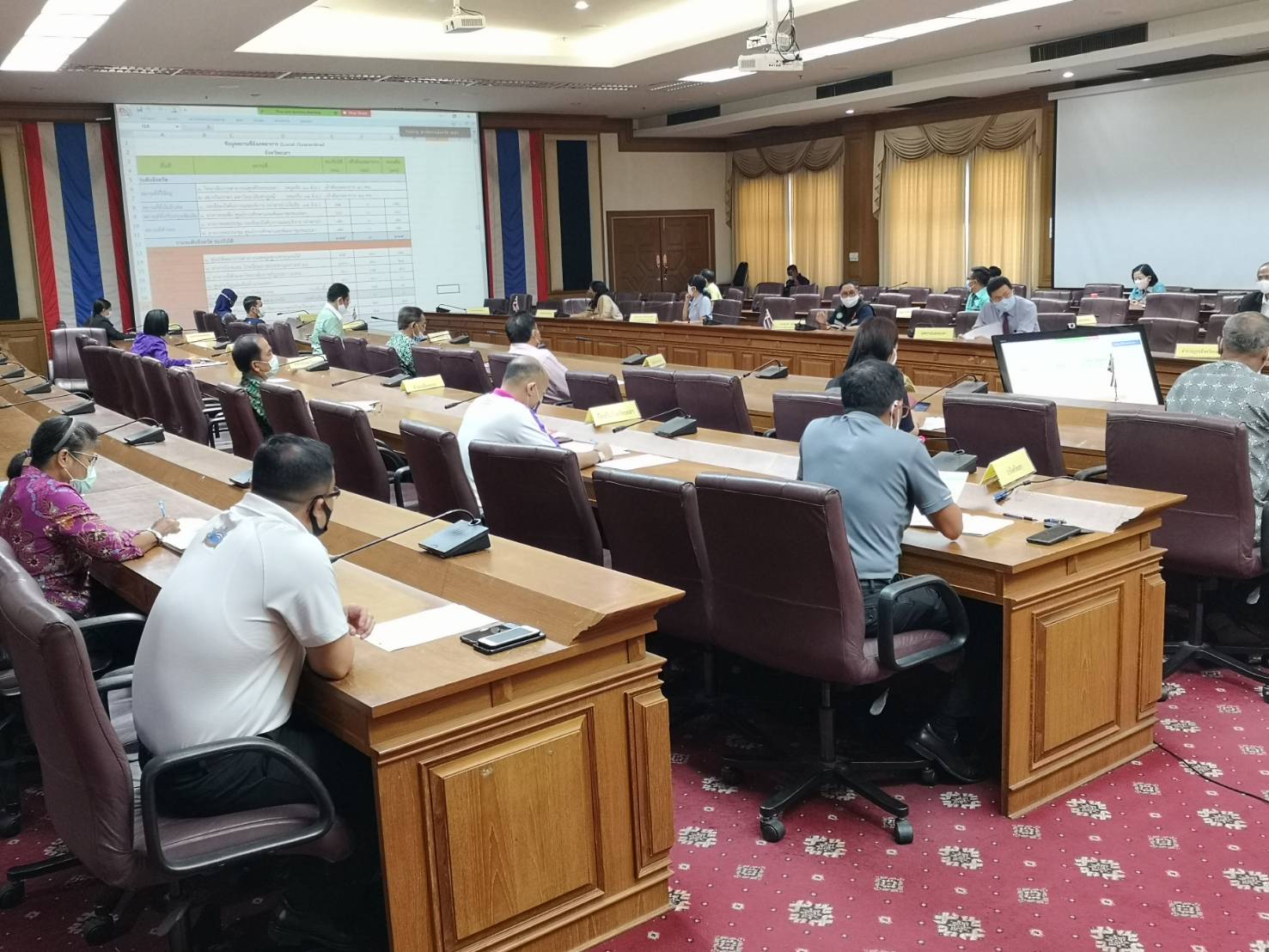พจ.ยะลา ประชุมศูนย์เฝ้าระวังและป้องกันการแพร่ระบาด โควิด – 19 ครั้งที่ 64