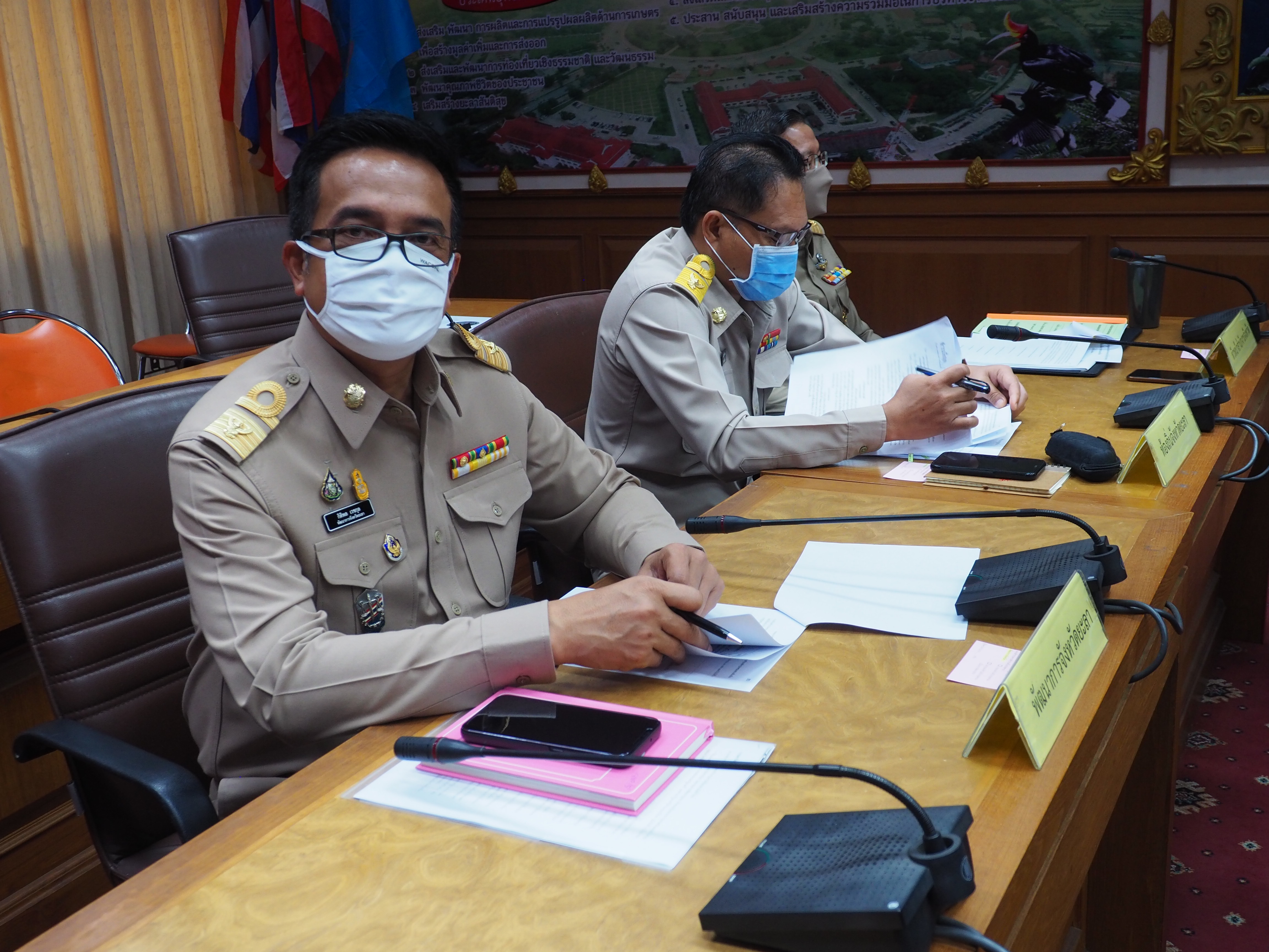 พจ.ยะลา ร่วมประชุมหัวหน้าส่วนราชการ หัวหน้าหน่วยงานรัฐวิสาหกิจ สังกัดกระทรวงมหาดไทย ประจำเดือนมิถุนายน