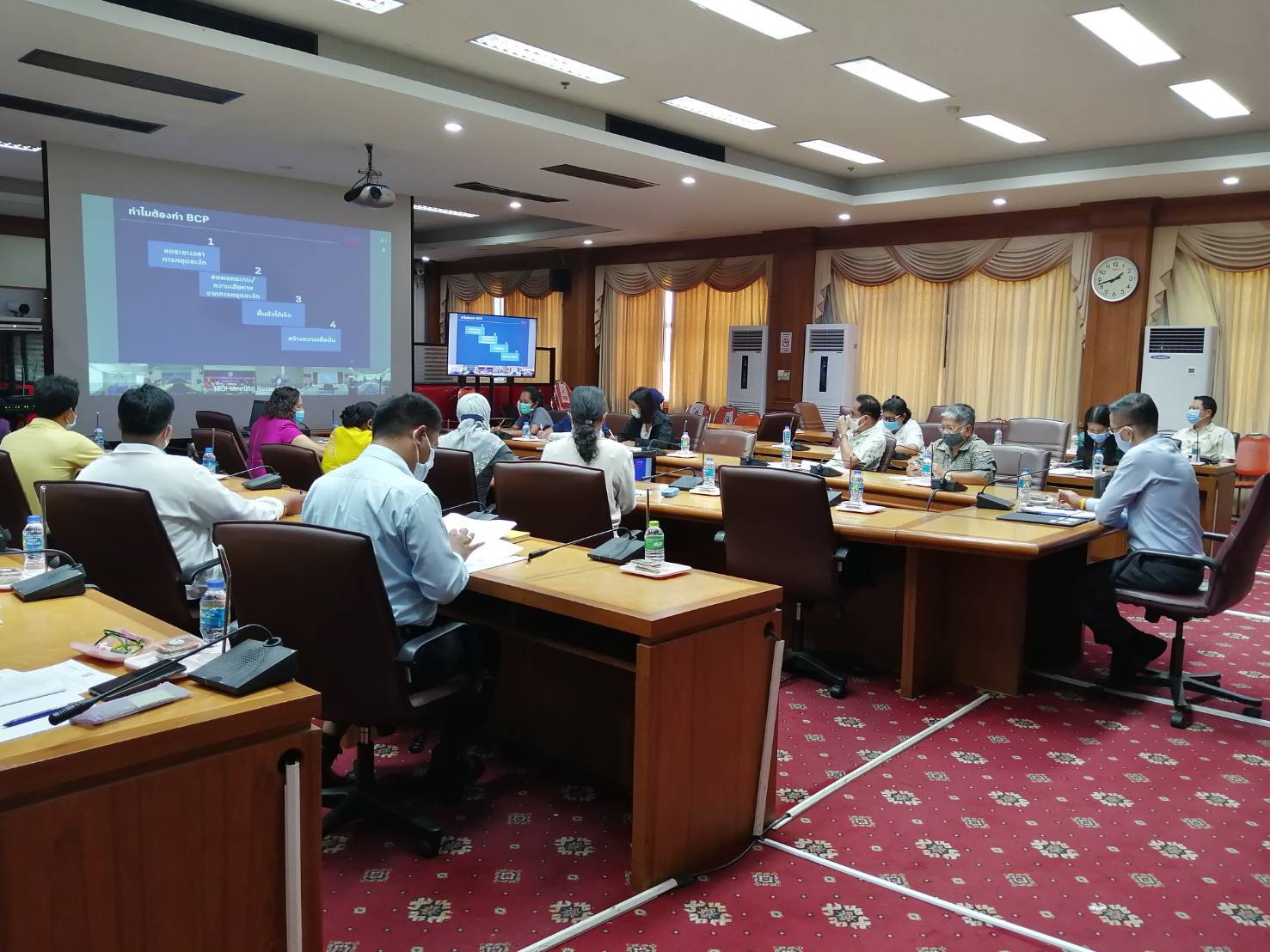 สำนักงาน ก.พ.ร. จัดการประชุมชี้แจงการทบทวนและปรับปรุงแผนดำเนินธุรกิจอย่างต่อเนื่อง สำหรับการบริหารความพร้อมต่อสภาะวิกฤต (Business Continuity Plan: BCP) สำหรับจังหวัด