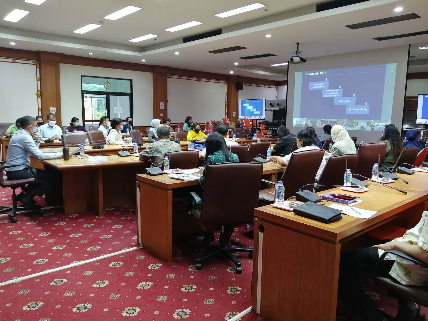สำนักงาน ก.พ.ร. จัดการประชุมชี้แจงการทบทวนและปรับปรุงแผนดำเนินธุรกิจอย่างต่อเนื่อง สำหรับการบริหารความพร้อมต่อสภาะวิกฤต (Business Continuity Plan: BCP) สำหรับจังหวัด