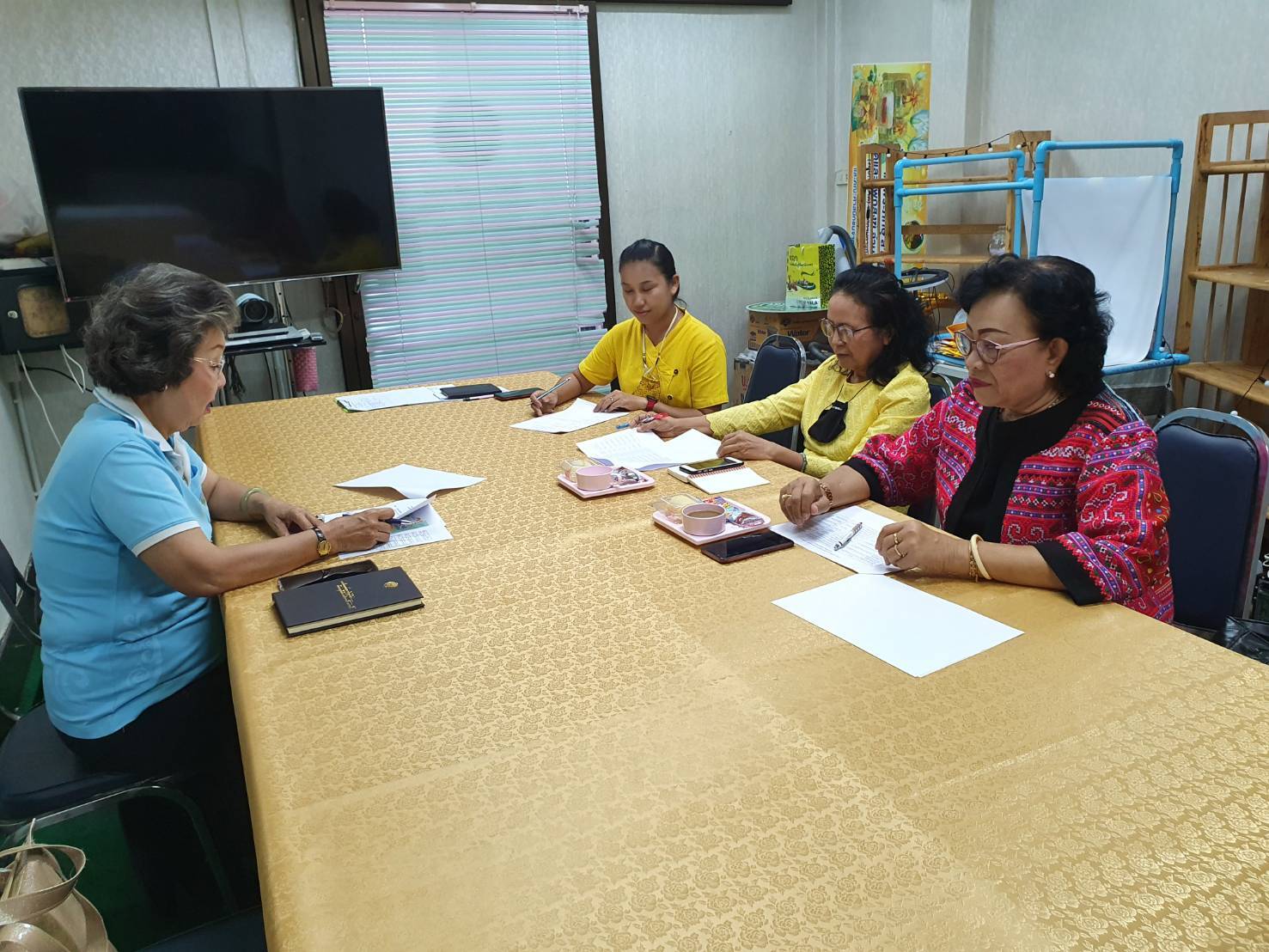 พช.ยะลา ประชุมวางแผนขับเคลื่อนกิจกรรมทีมอาสาพัฒนาบ้านเกิด