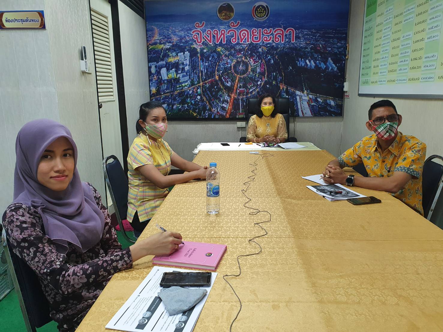 พช.ยะลา ร่วมประชุมรับแทวทางการจัดแสดงชุมชนท่องเที่ยว OTOP นวัตวิถี