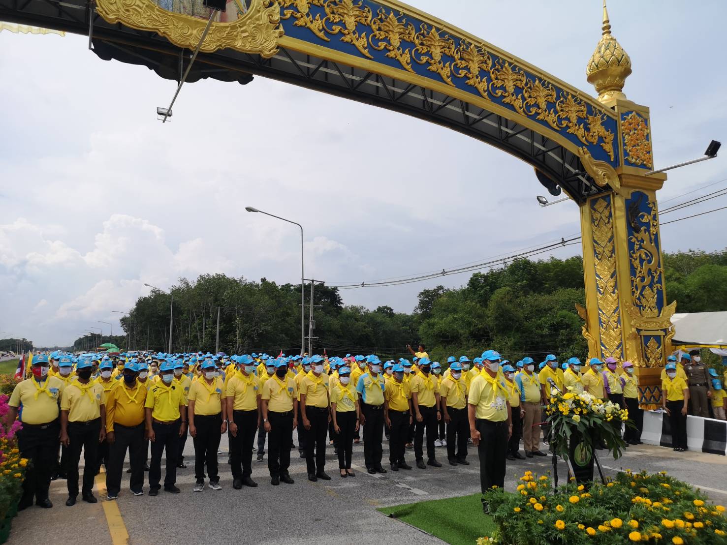พช.ยะลา ร่วมพิธีเปิด “ซุ้มประตูเมืองเฉลิมพระเกียรติ เนื่องในโอกาสมหามงคลพระราชพิธีบรมราชาภิเษก”