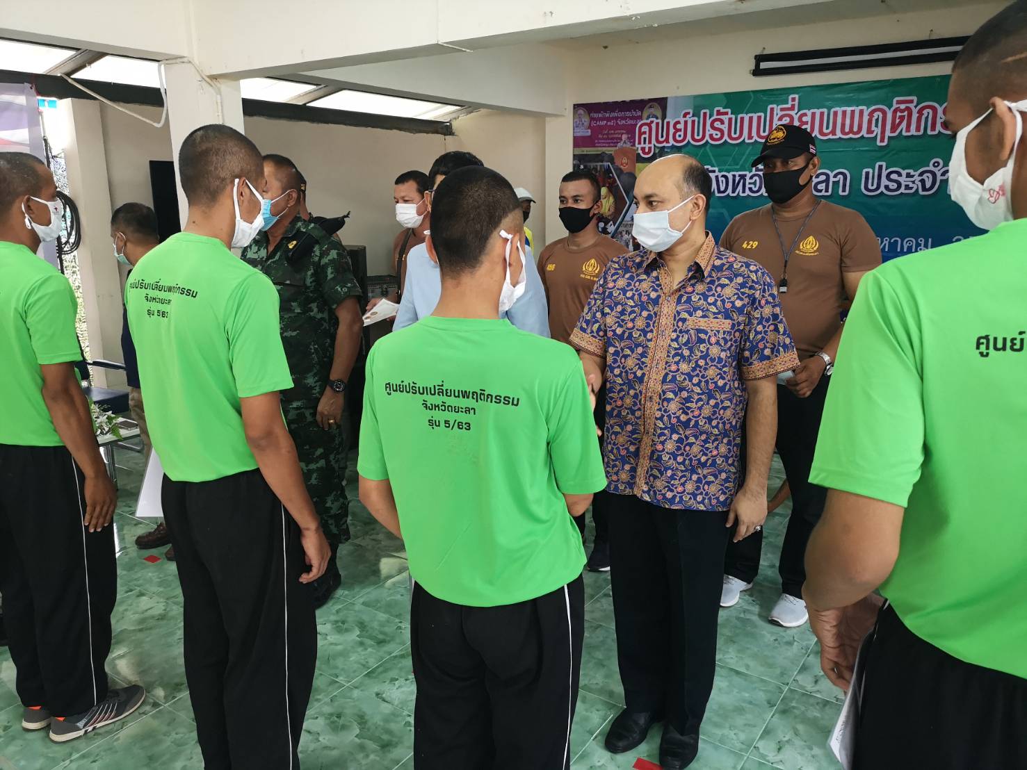 พช.ยะลา ร่วมพิธีปิดโครงการศูนย์ปรับเปลี่ยนพฤติกรรมผู้เสพยาเสพติดฯ รุ่นที่ 5