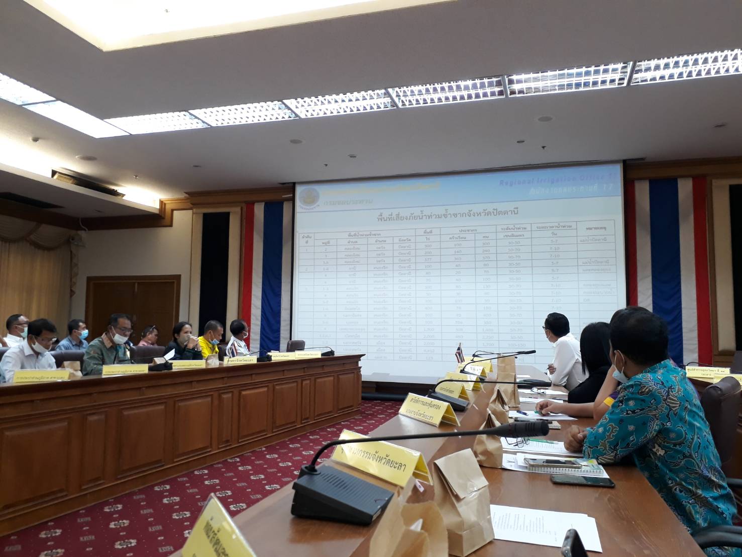 พช.ยะลา ร่วมประชุมเตรียมความพร้อมรับสถานการณ์อุทกภัย