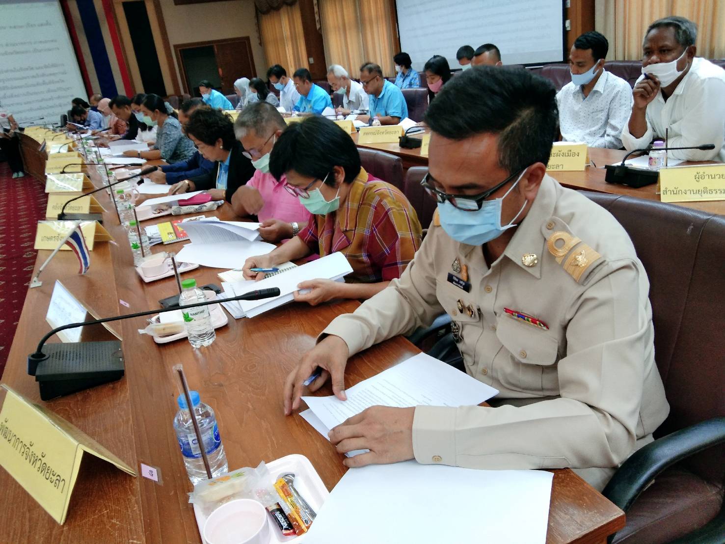 พช.ยะลา ร่วมประชุมการขับเคลื่อนไทยไปด้วยกันจังหวัดยะลา ครั้งที่ 3
