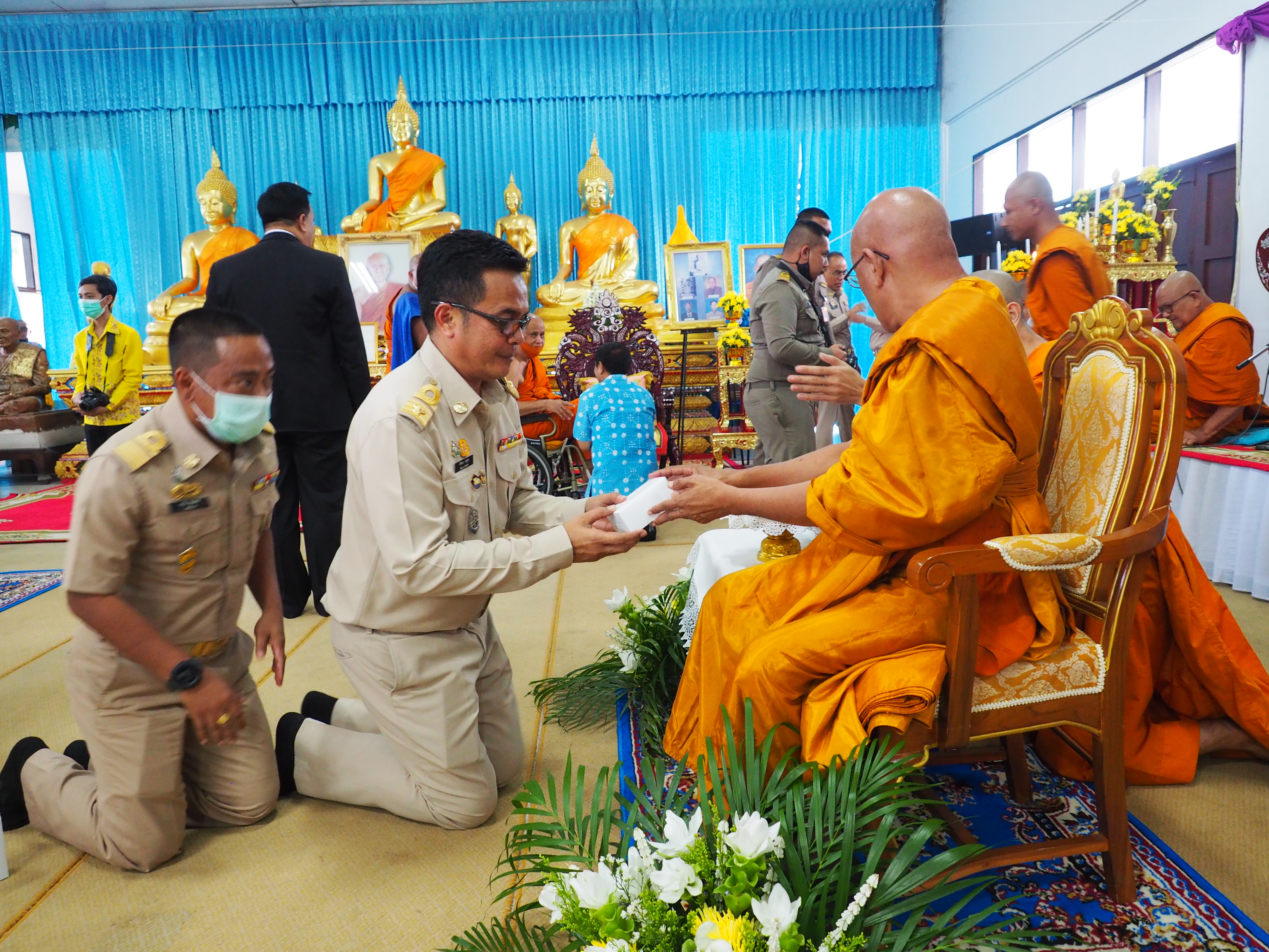 พช.ยะลา ร่วมพิธีฉลองอายุวัฒนมงคลพระโสภณธรรมมุนี ดร. รองคณะจังหวัดยะลา