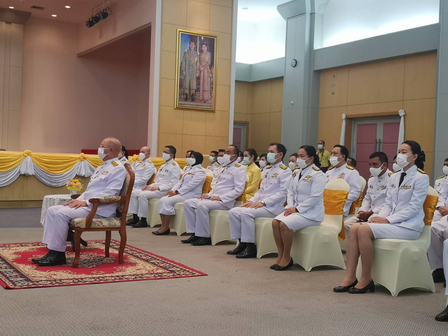 พช.ยะลา ร่วมพิธีถวายราชสักการะพระบาทสมเด็จพระบรมชนกาธิเบศร มหาภูมิพลอดุลยเดชมหาราช บรมนาถบพิตร เนื่องในวันพระบิดาแห่งฝนหลวง