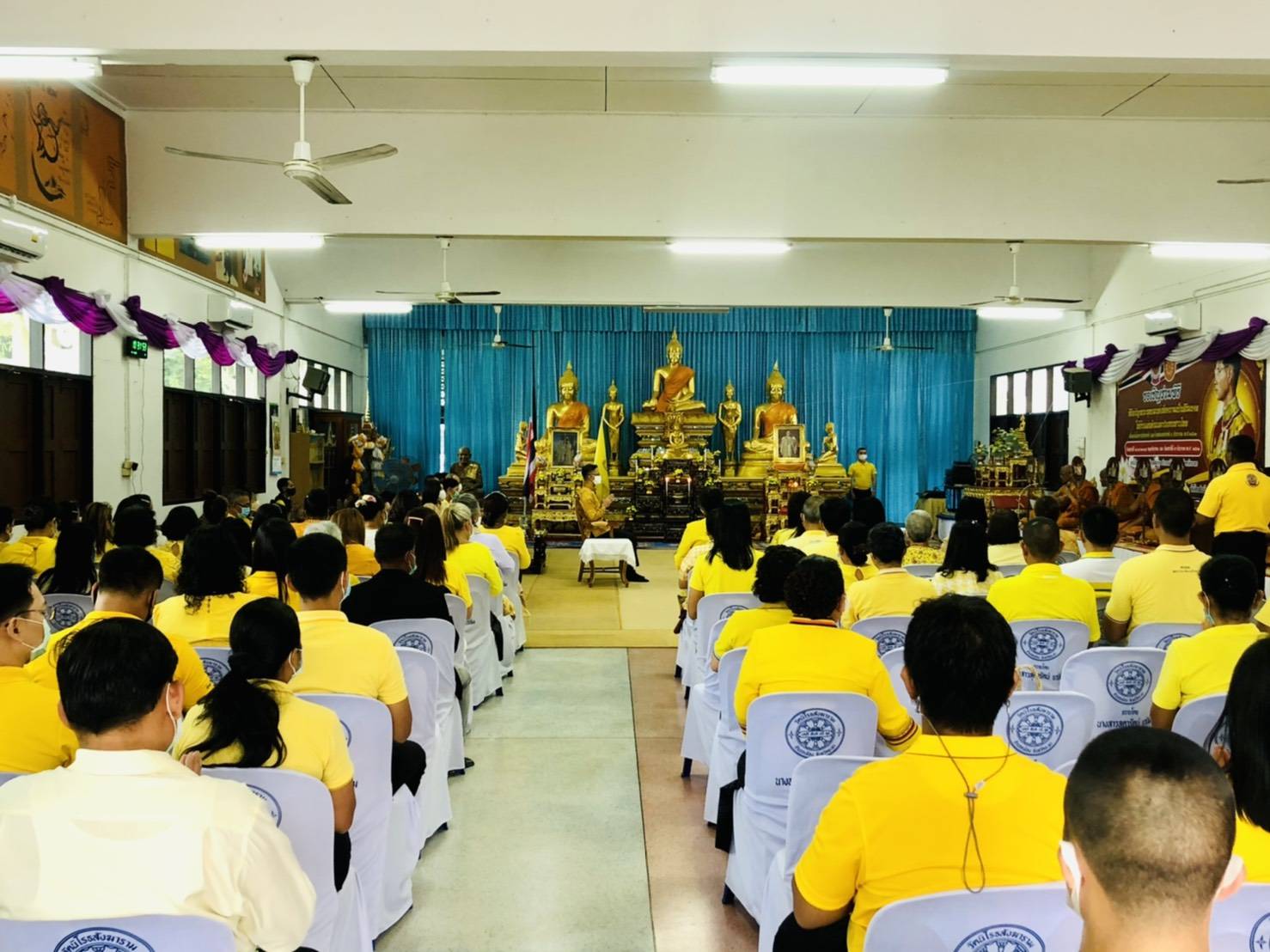 พช.ยะลา ร่วมพิธีเจริญพระพุทธมนต์ในโอกาสวันชาติ และวันพ่อแห่งชาติ