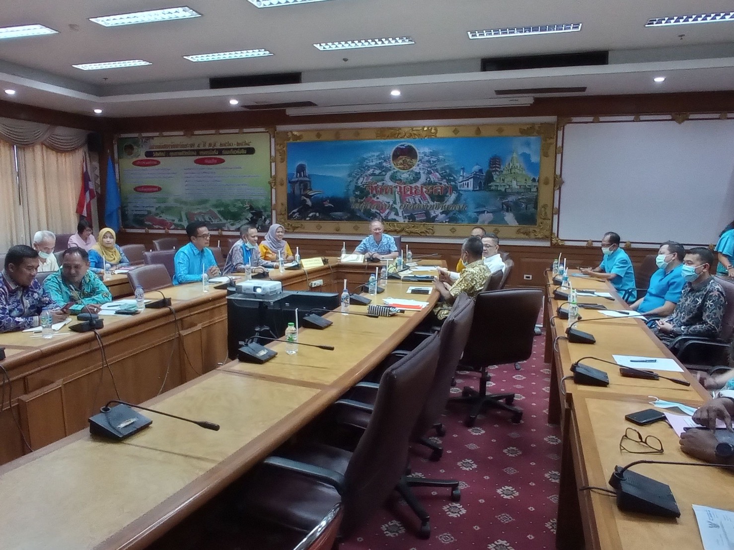 พจ.ยะลา ร่วมรับประชุมการมอบนโยบายของรองนายกรัฐมนตรี