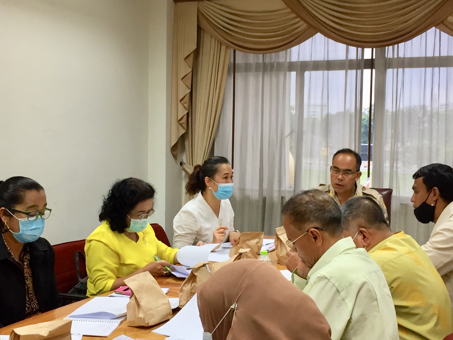 พช.ยะลา ประชุมคณะกรรมการอำนวยการและคณะทำงานการพัฒนาคุณภาพชีวิตระดับครัวเรือนแบบบูรณาการเชิงพื้นที่ (มิติที่ 4 ด้านรายได้ )
