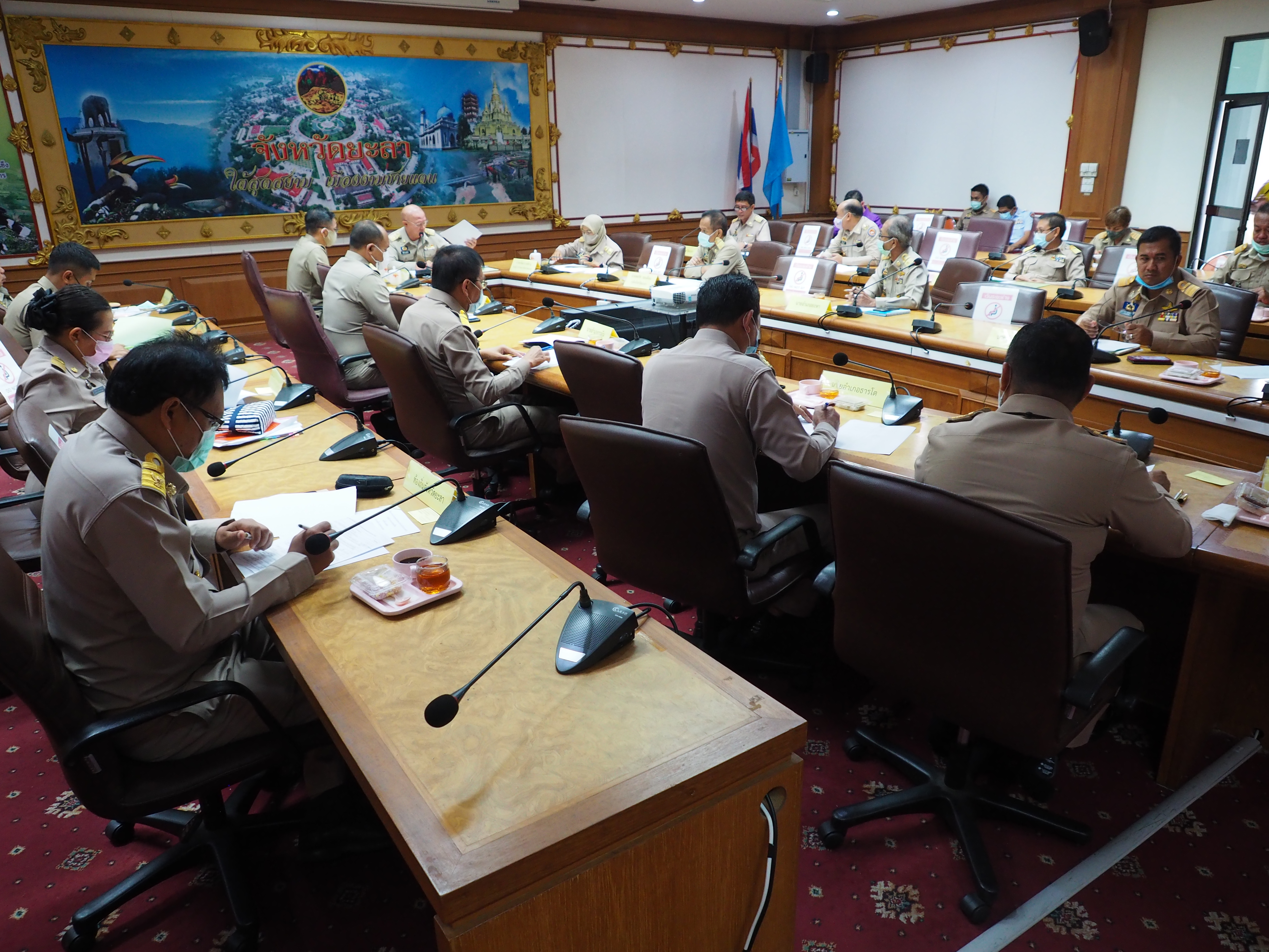 พช.ยะลา ร่วมประชุมหัวหน้าส่วนราชการฯ มหาดไทย มกราคม 64